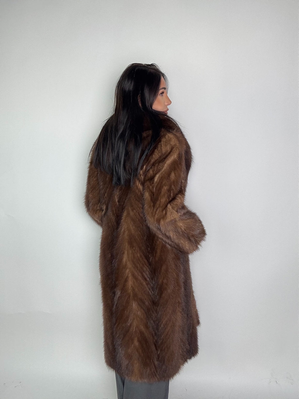 Cappotto in visone N404