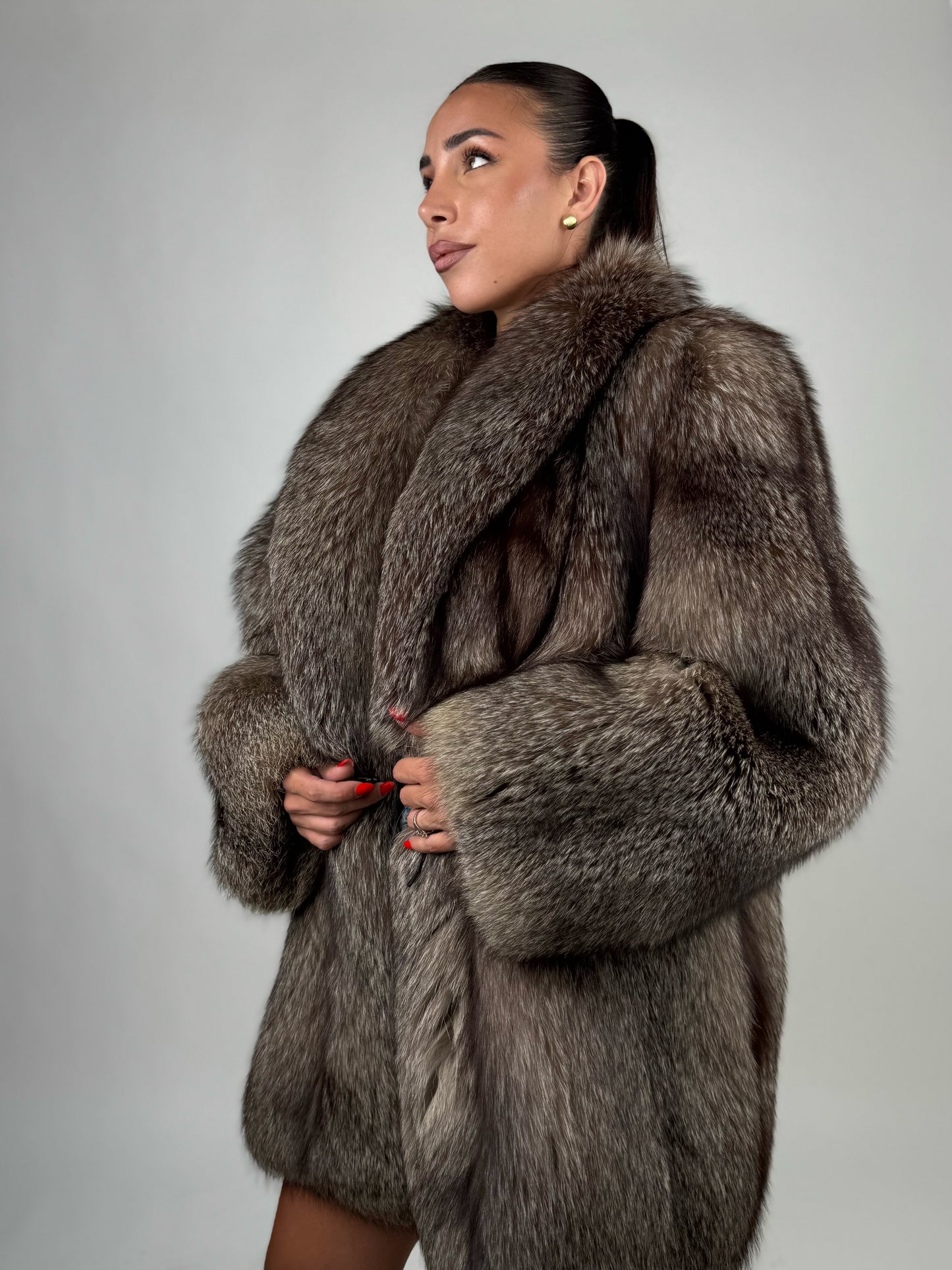 Giacca in volpe frost N38