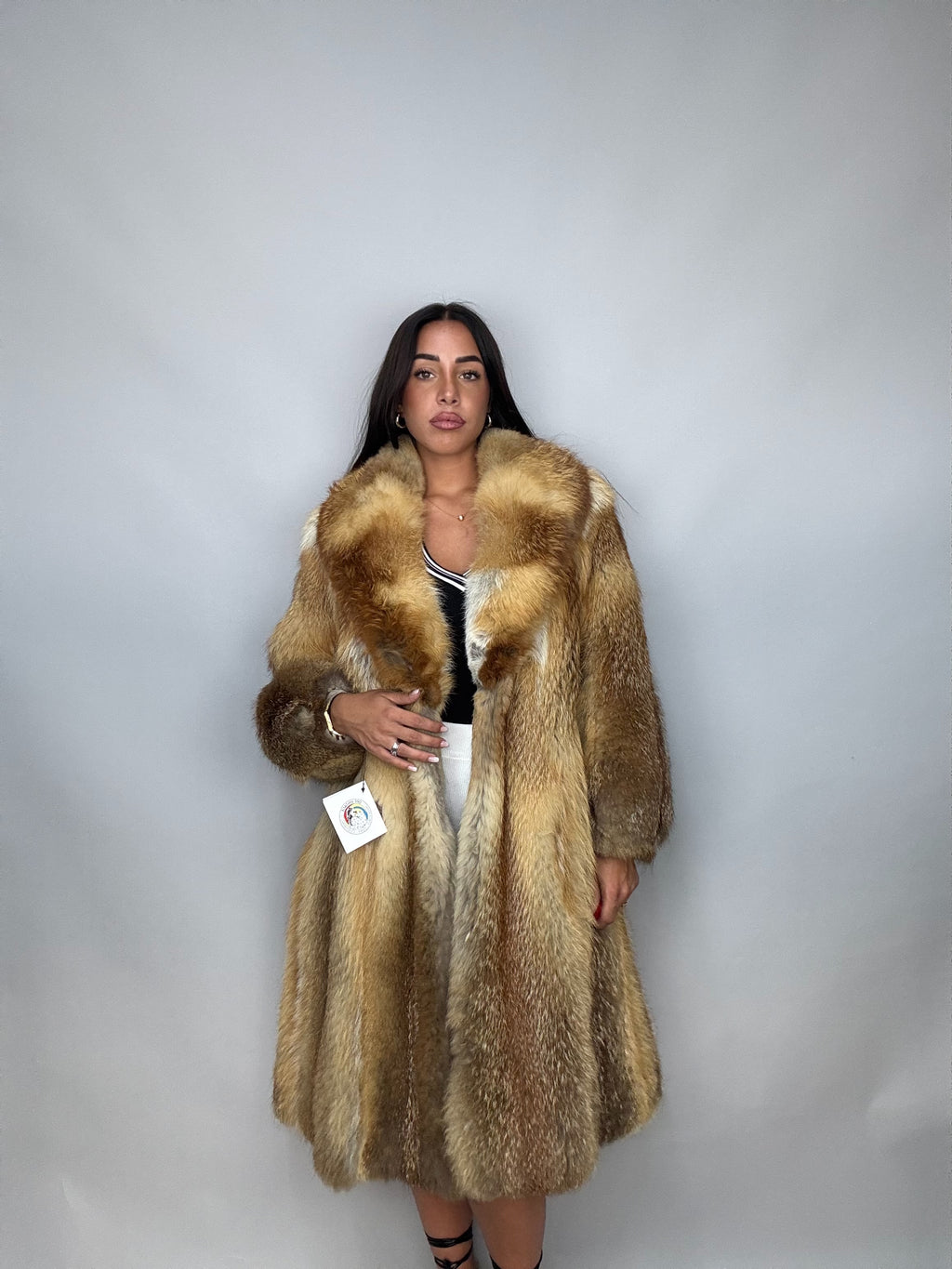 Cappotto in volpe rossa