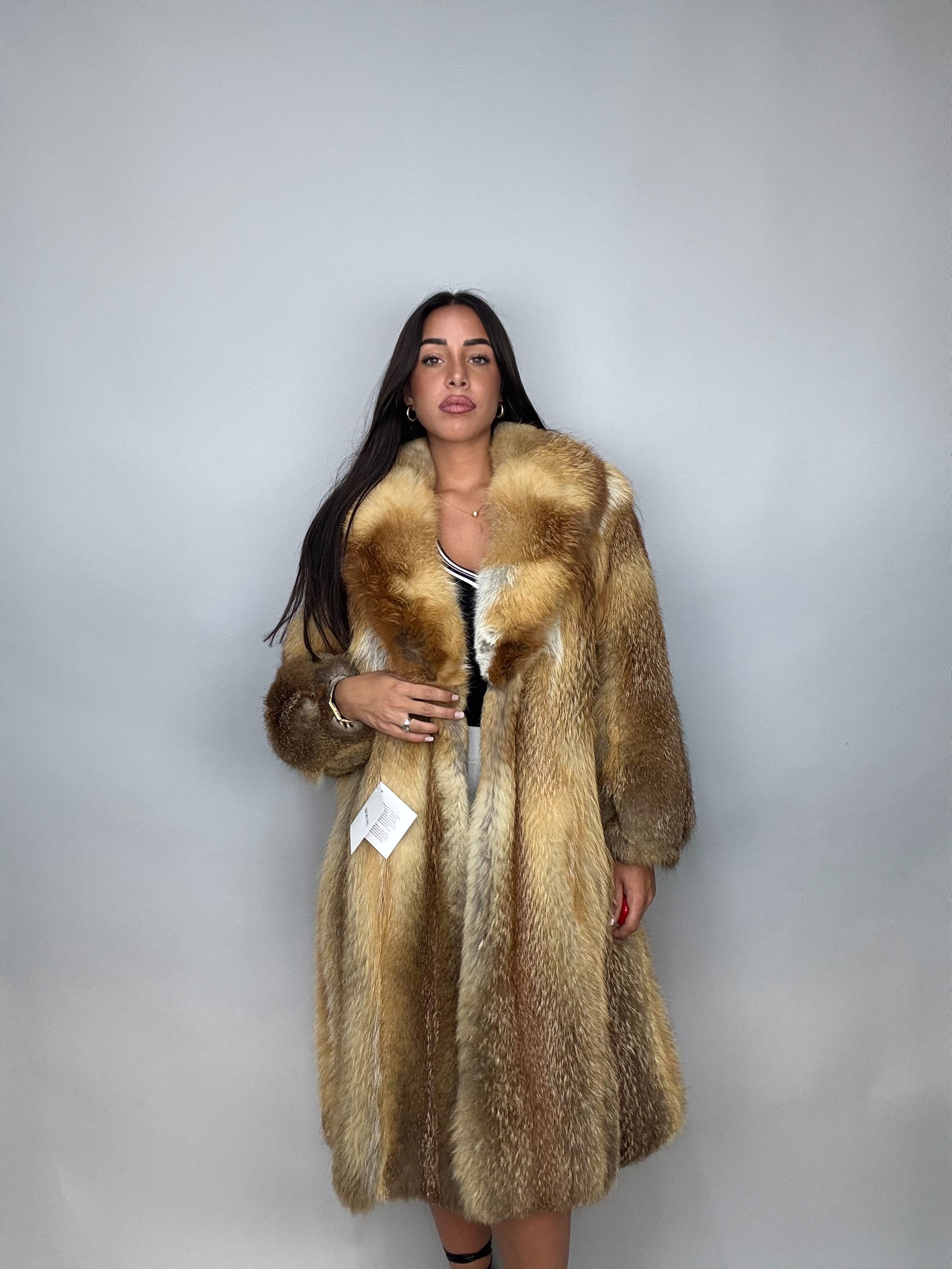 Cappotto in volpe rossa