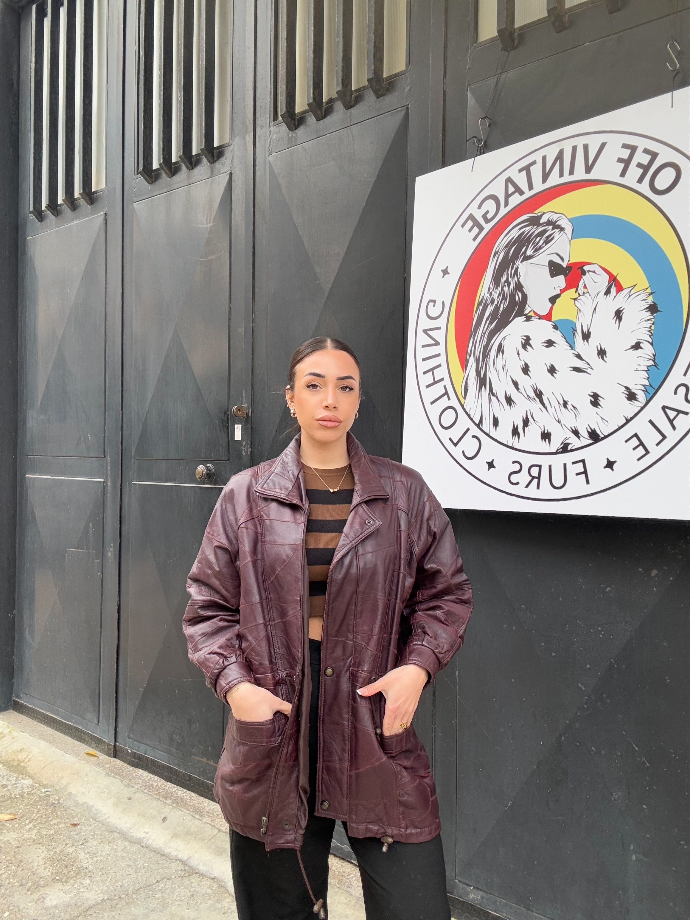 Giacca in pelle