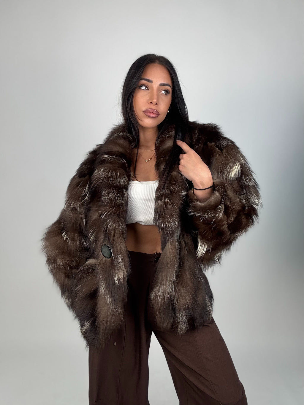 Mink Bomber Jacket