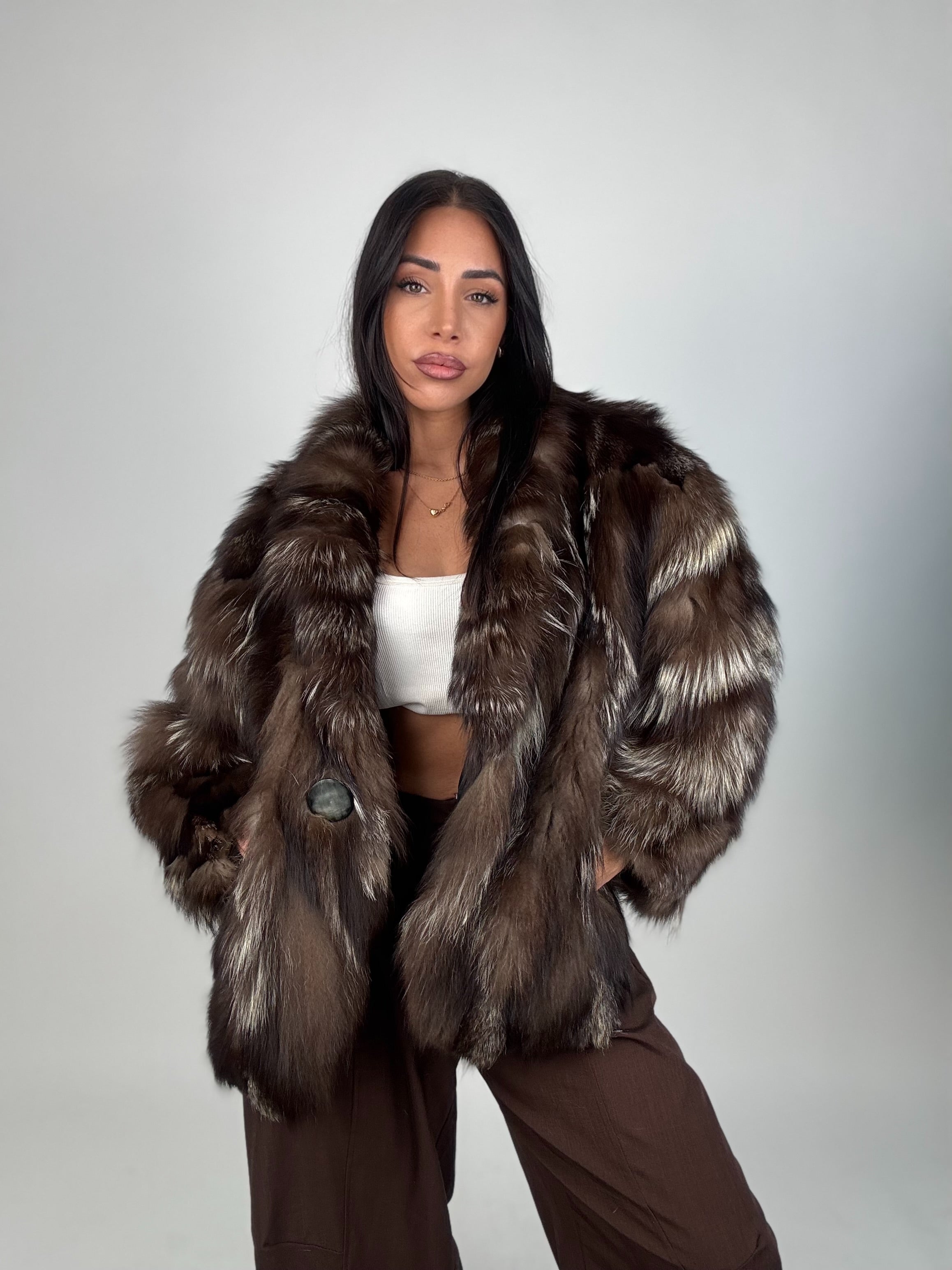 Mink Bomber Jacket