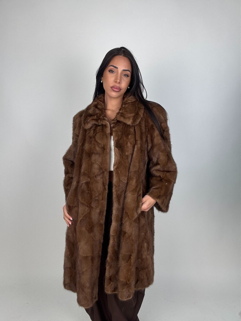 Cappotto in visone N645