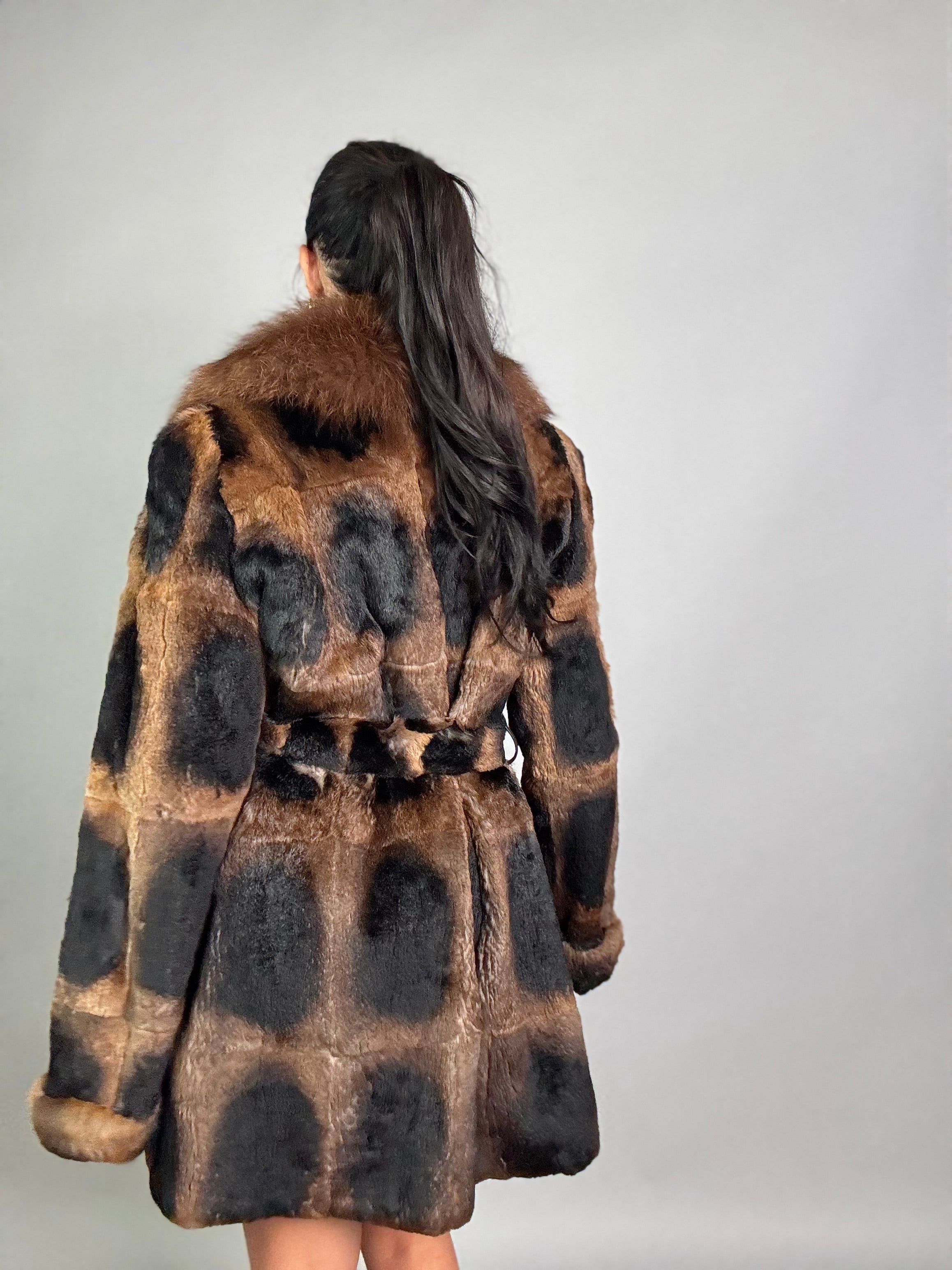 Cappotto in rex cincillà