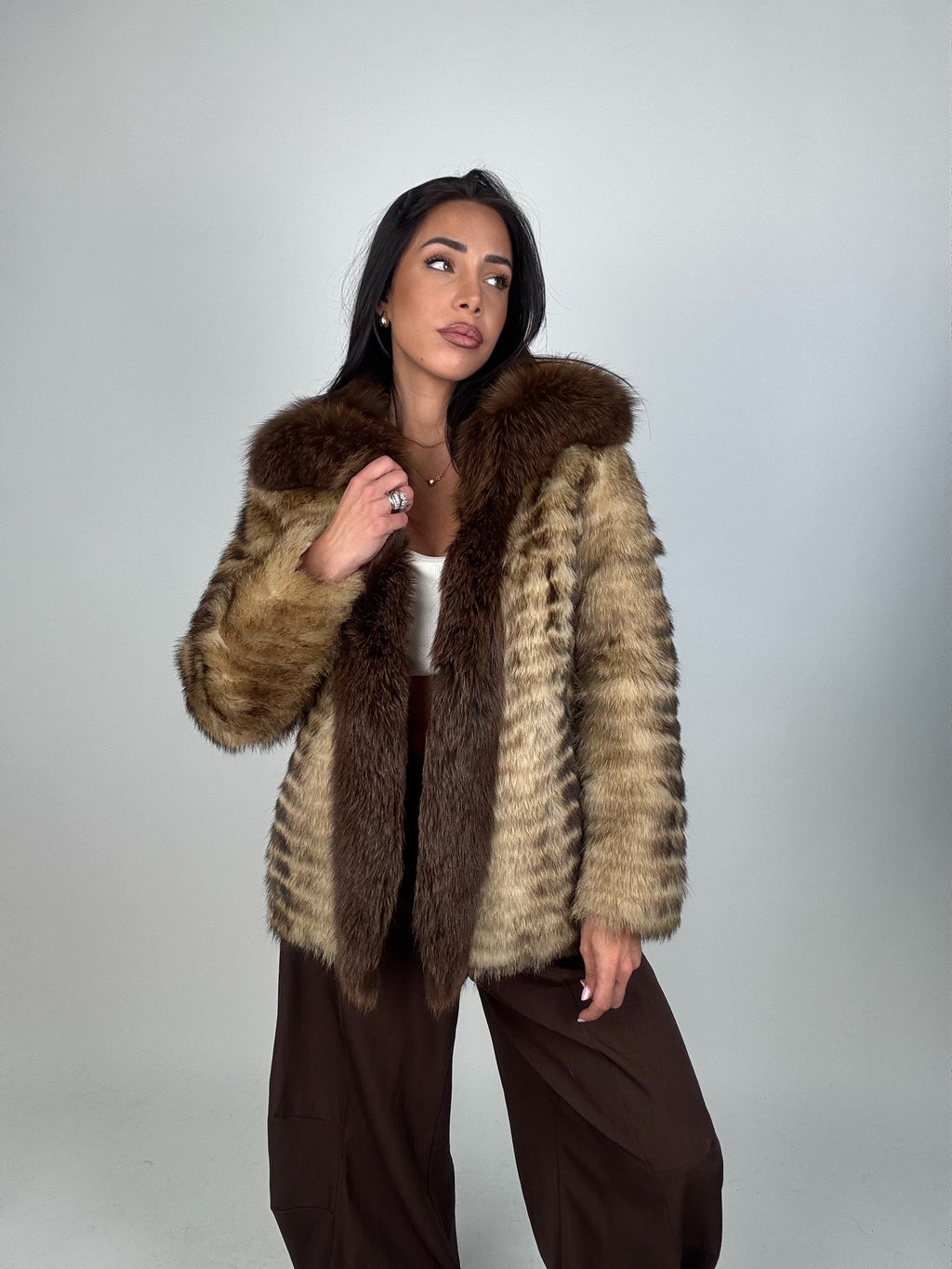 Mink Bomber Jacket