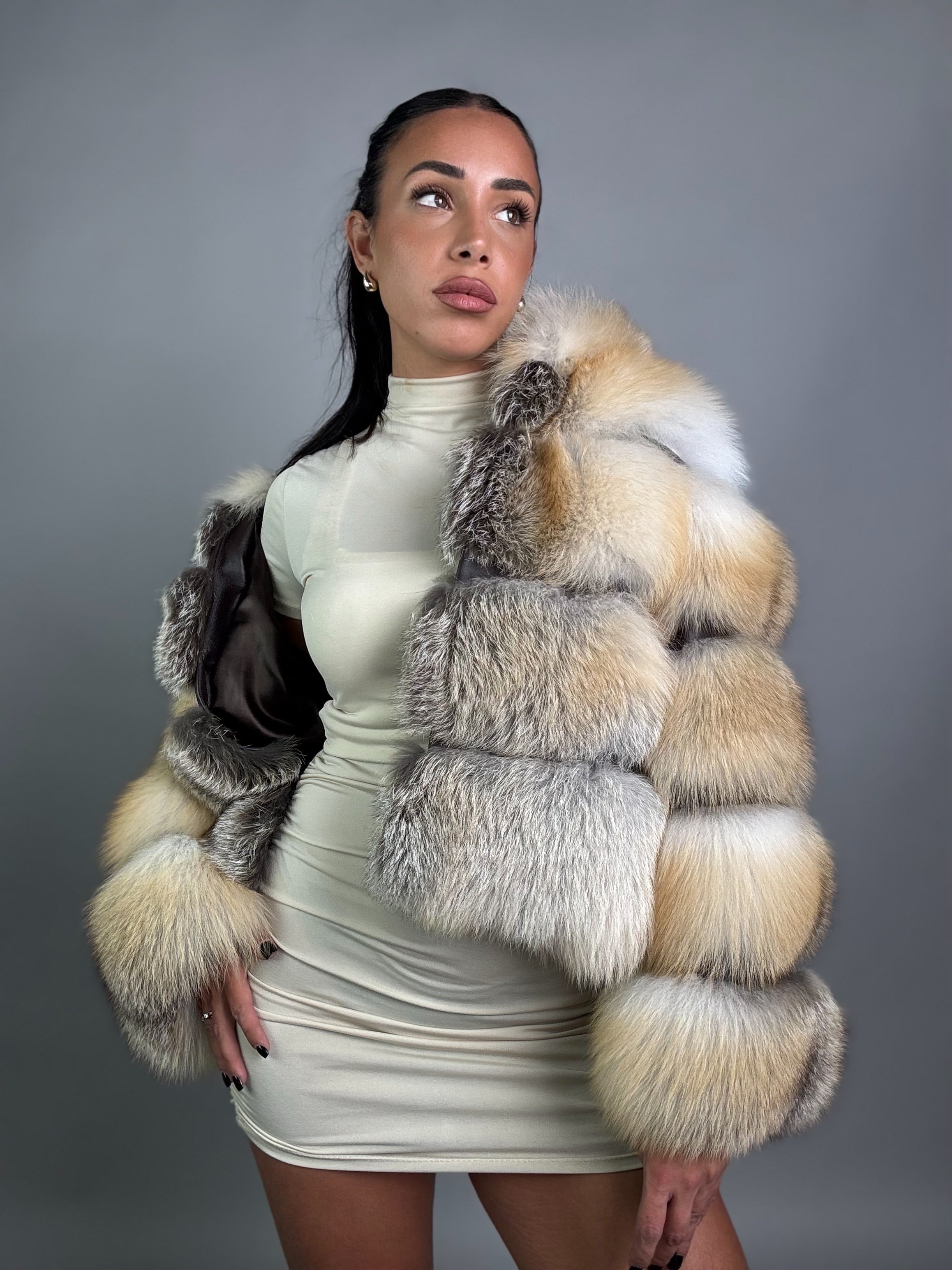 Bomber in volpe gold island