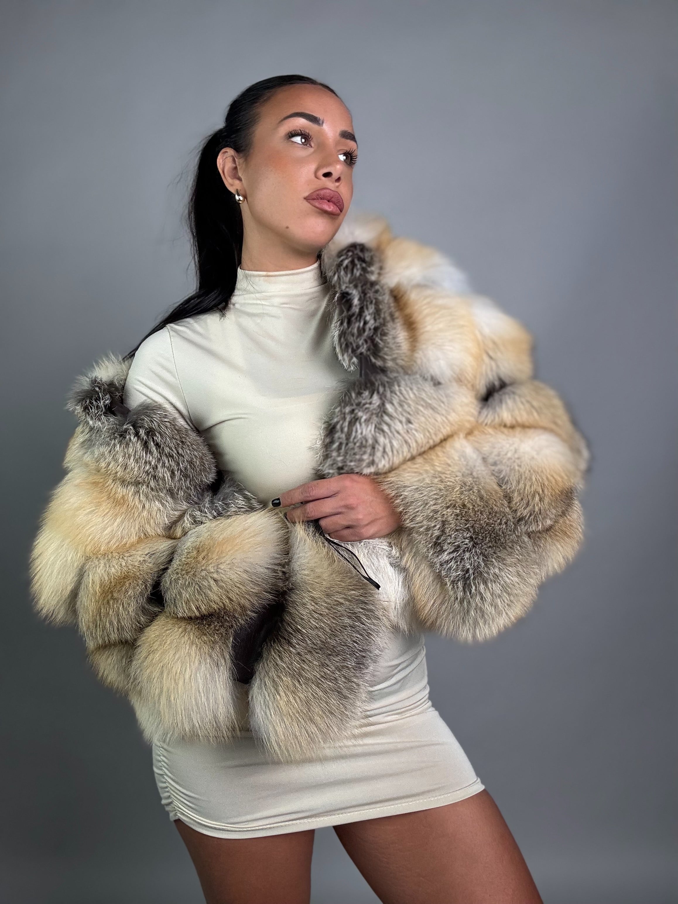 Bomber in volpe gold island