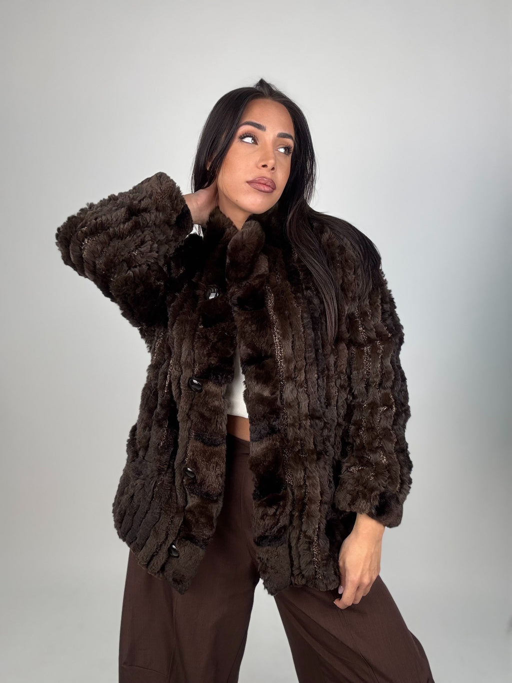 Mink Bomber Jacket