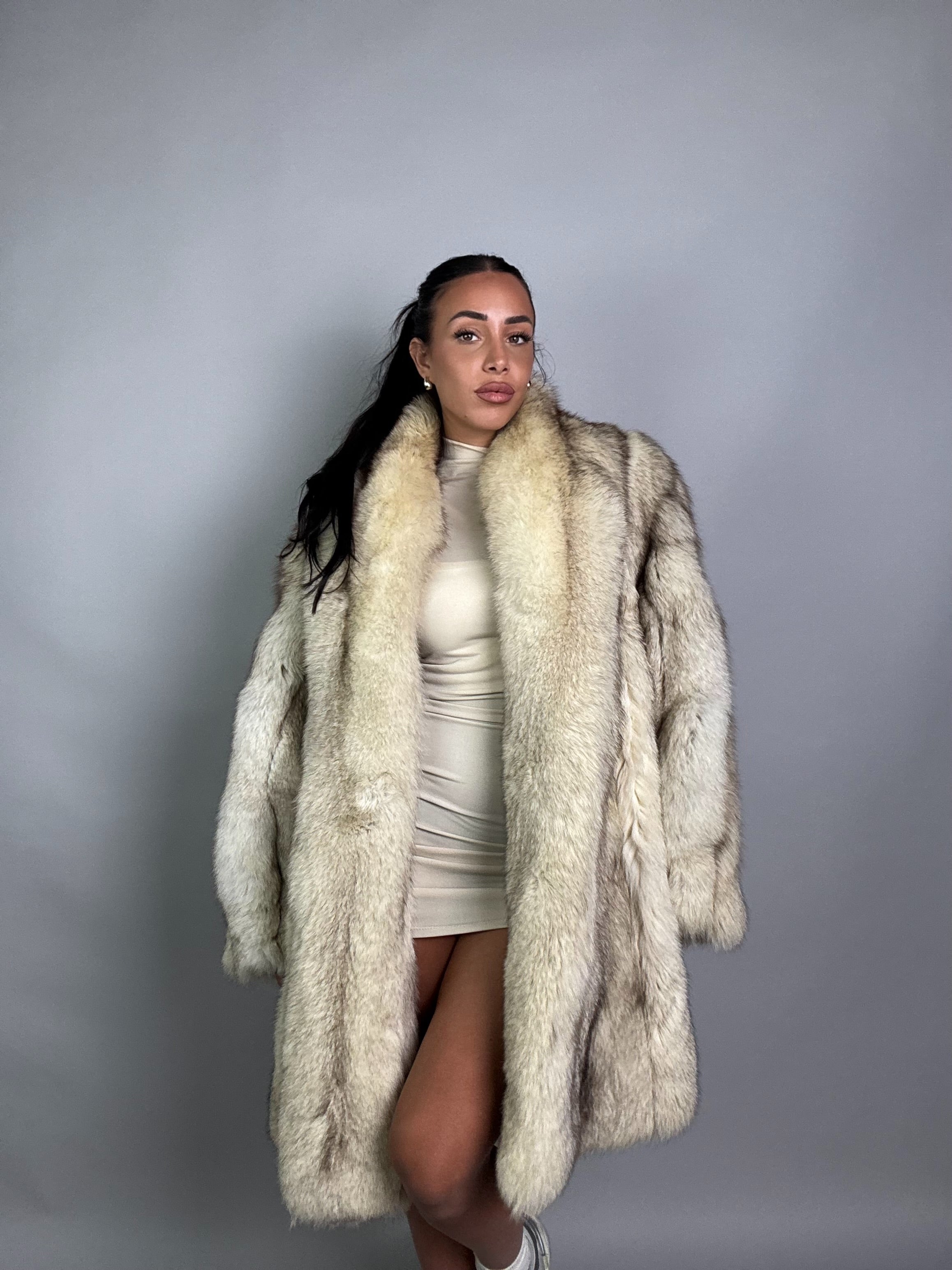 Cappotto in volpe della groenlandia N860
