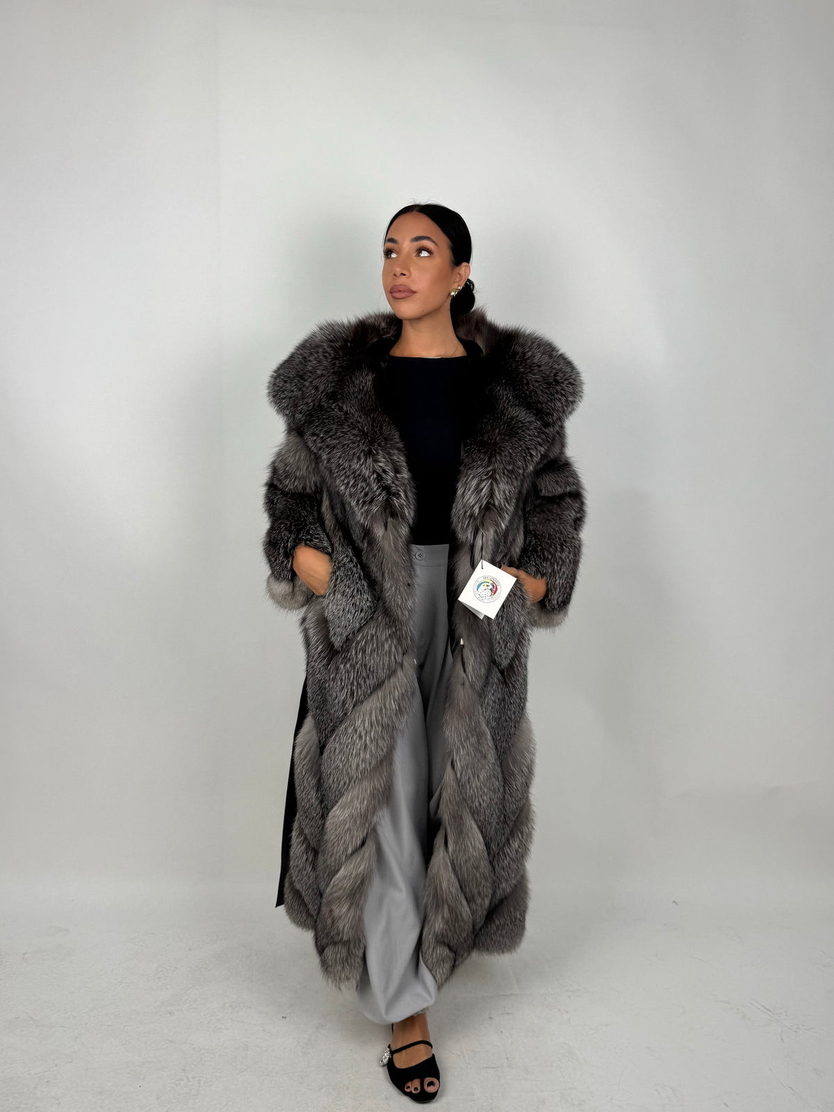Cappotto Sandy in volpe frost