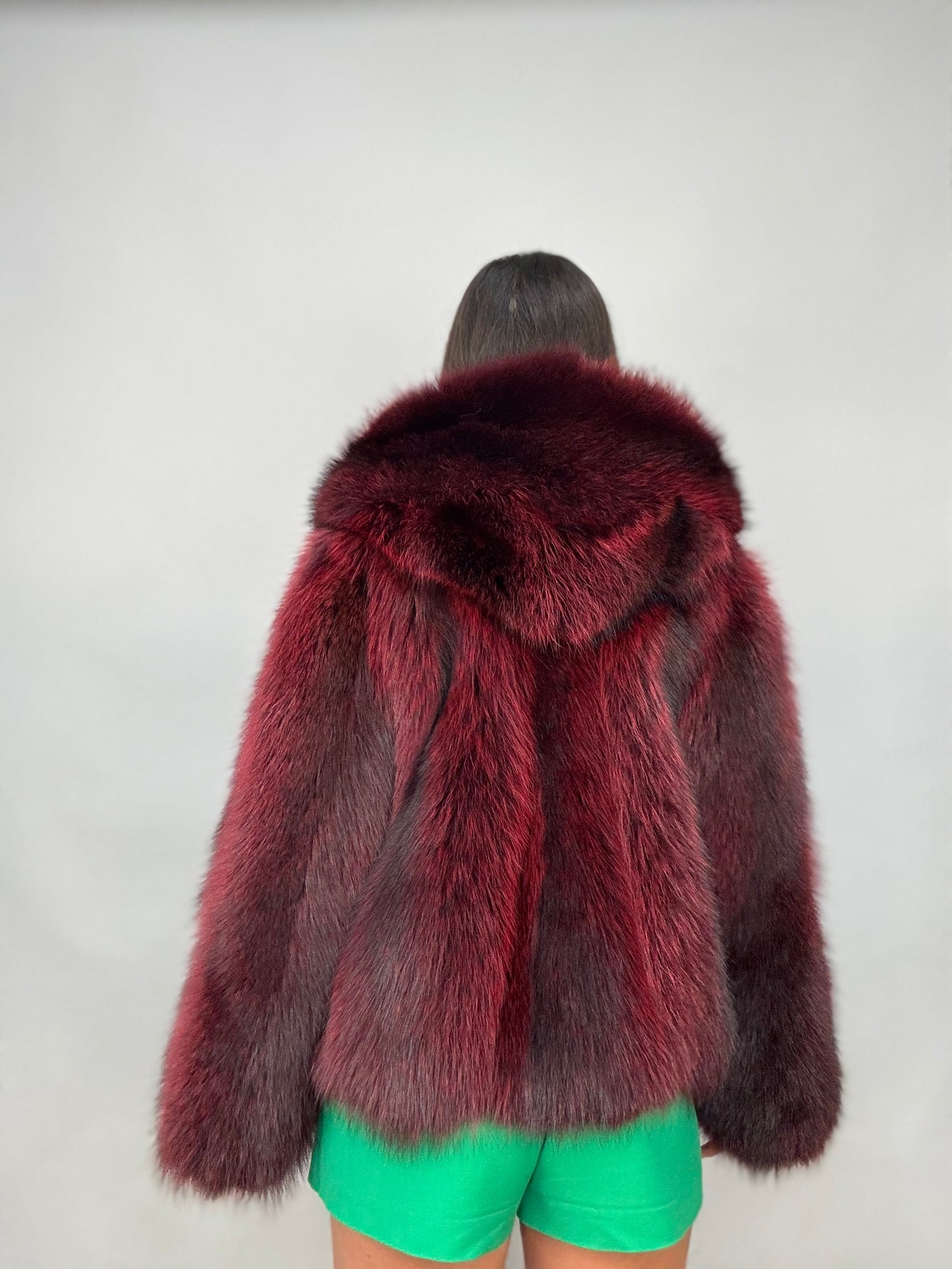 Silver fox jacket