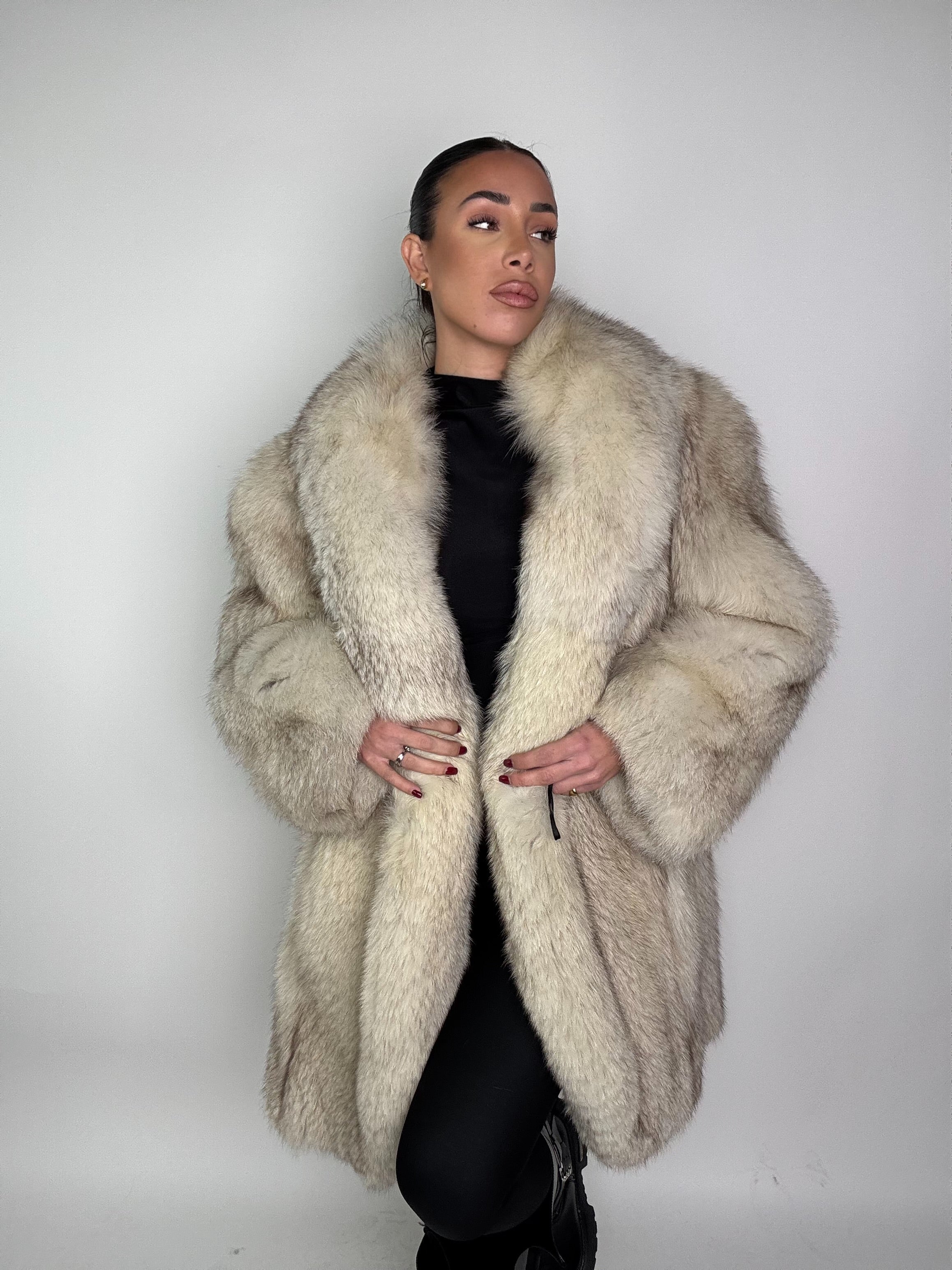 Giacca in volpe della groenlandia N74