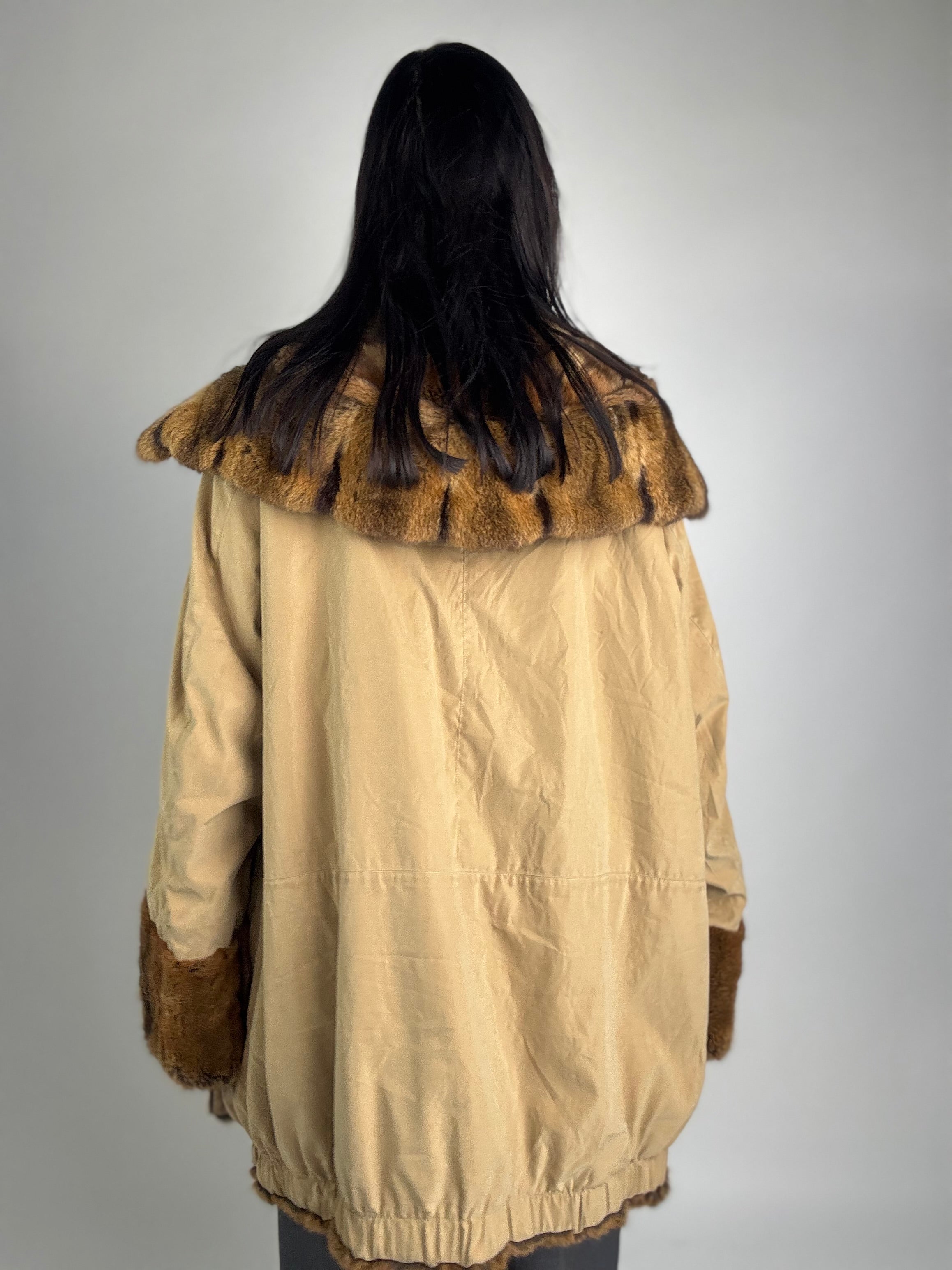 Mink Bomber Jacket