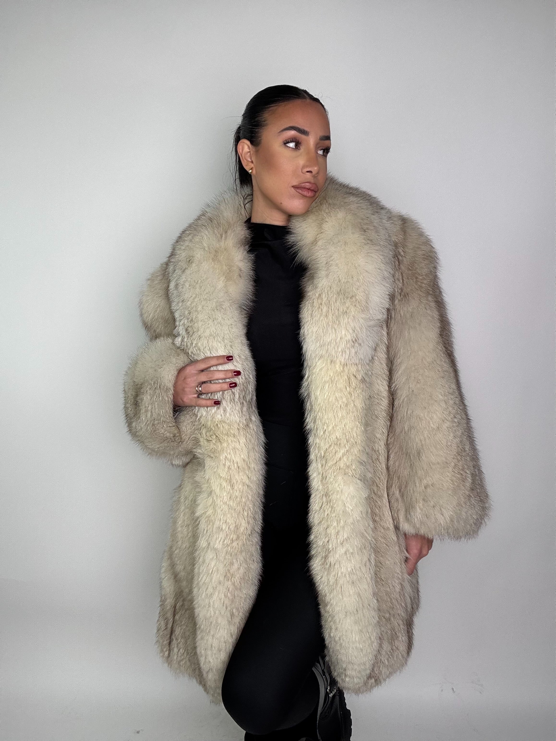 Giacca in volpe della groenlandia N74