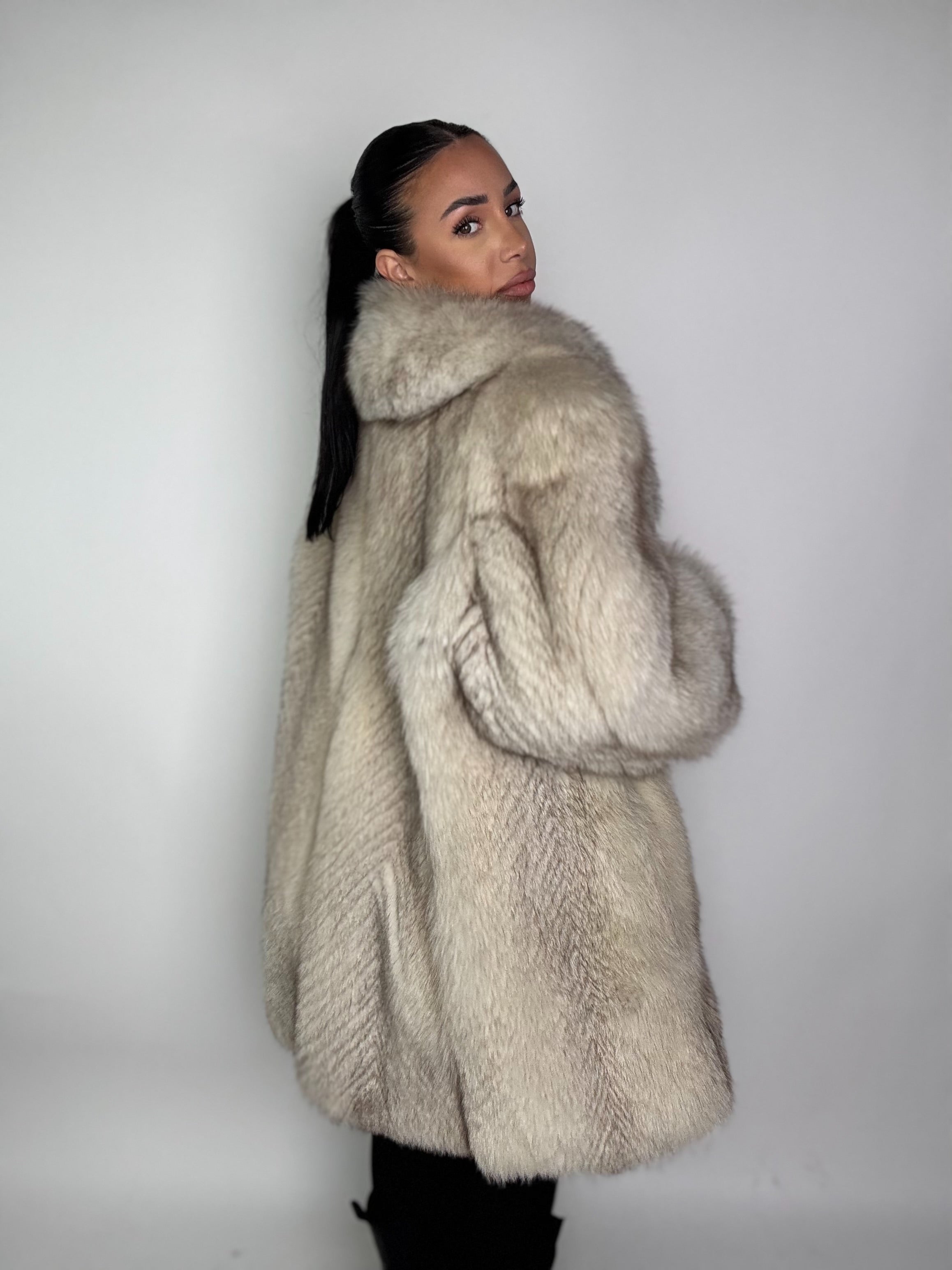 Giacca in volpe della groenlandia N74