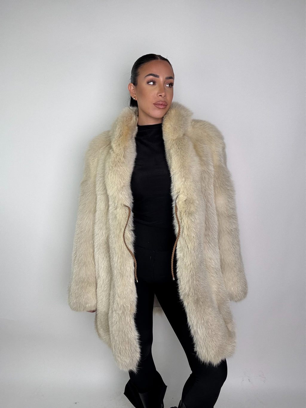 Giacca in volpe della groenlandia N75