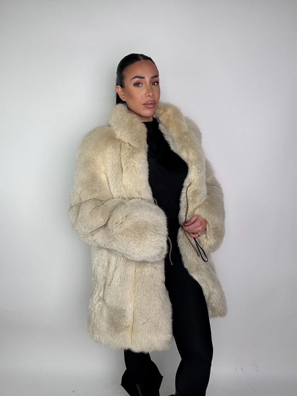 Giacca in volpe della groenlandia N75