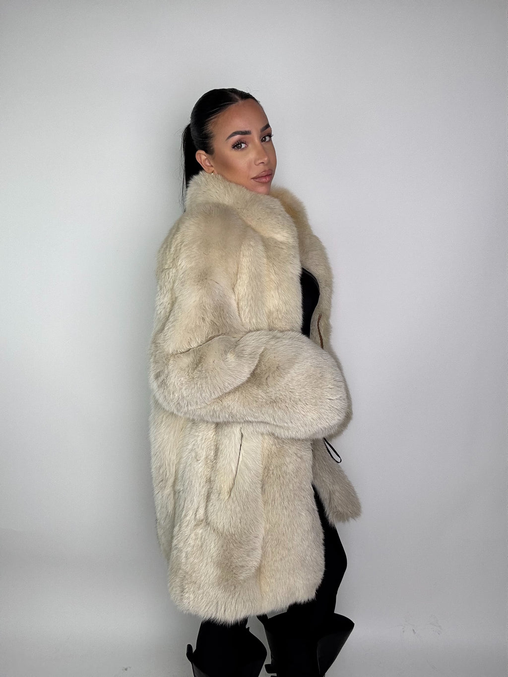 Giacca in volpe della groenlandia N75