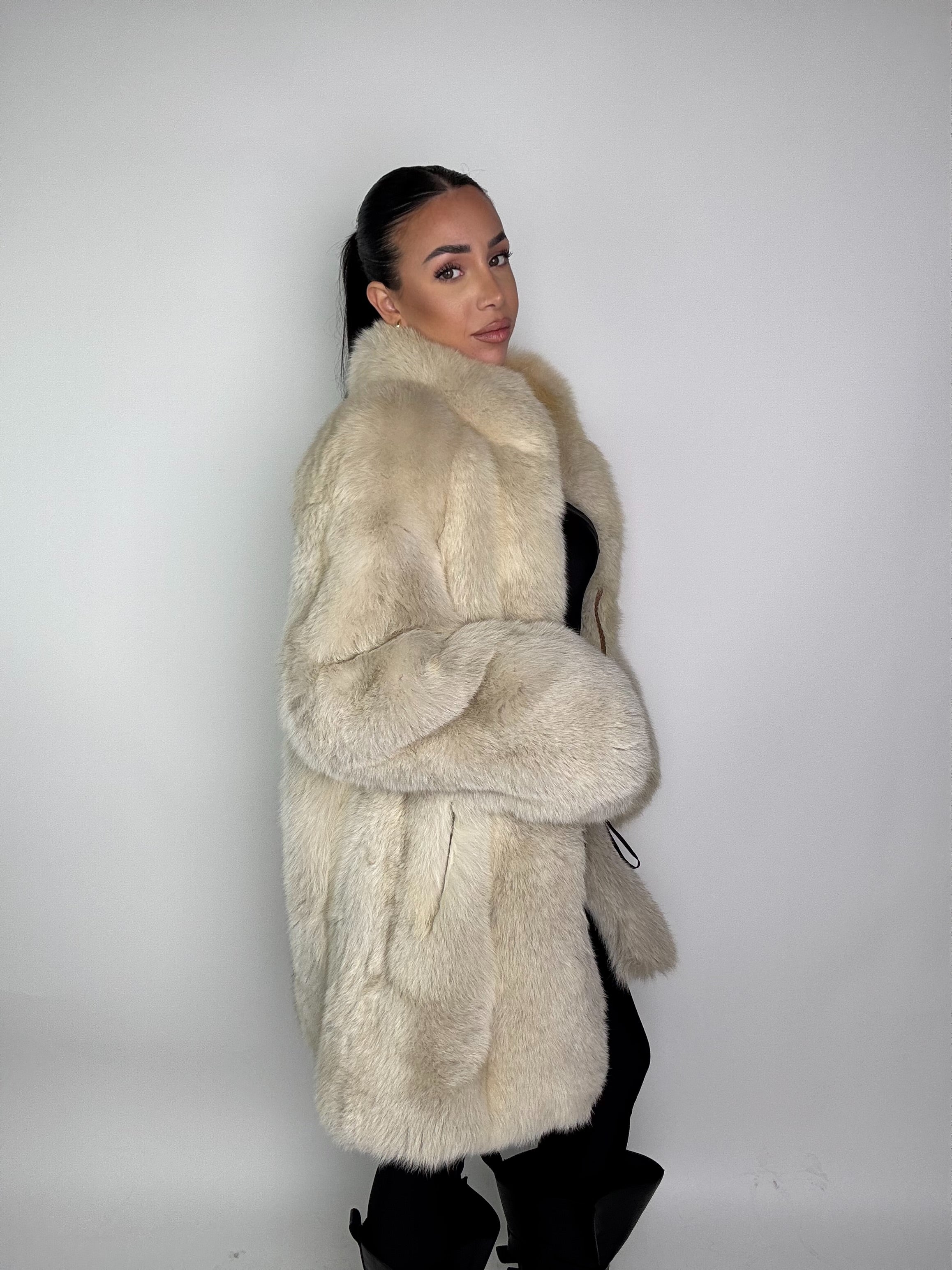 Giacca in volpe della groenlandia N75