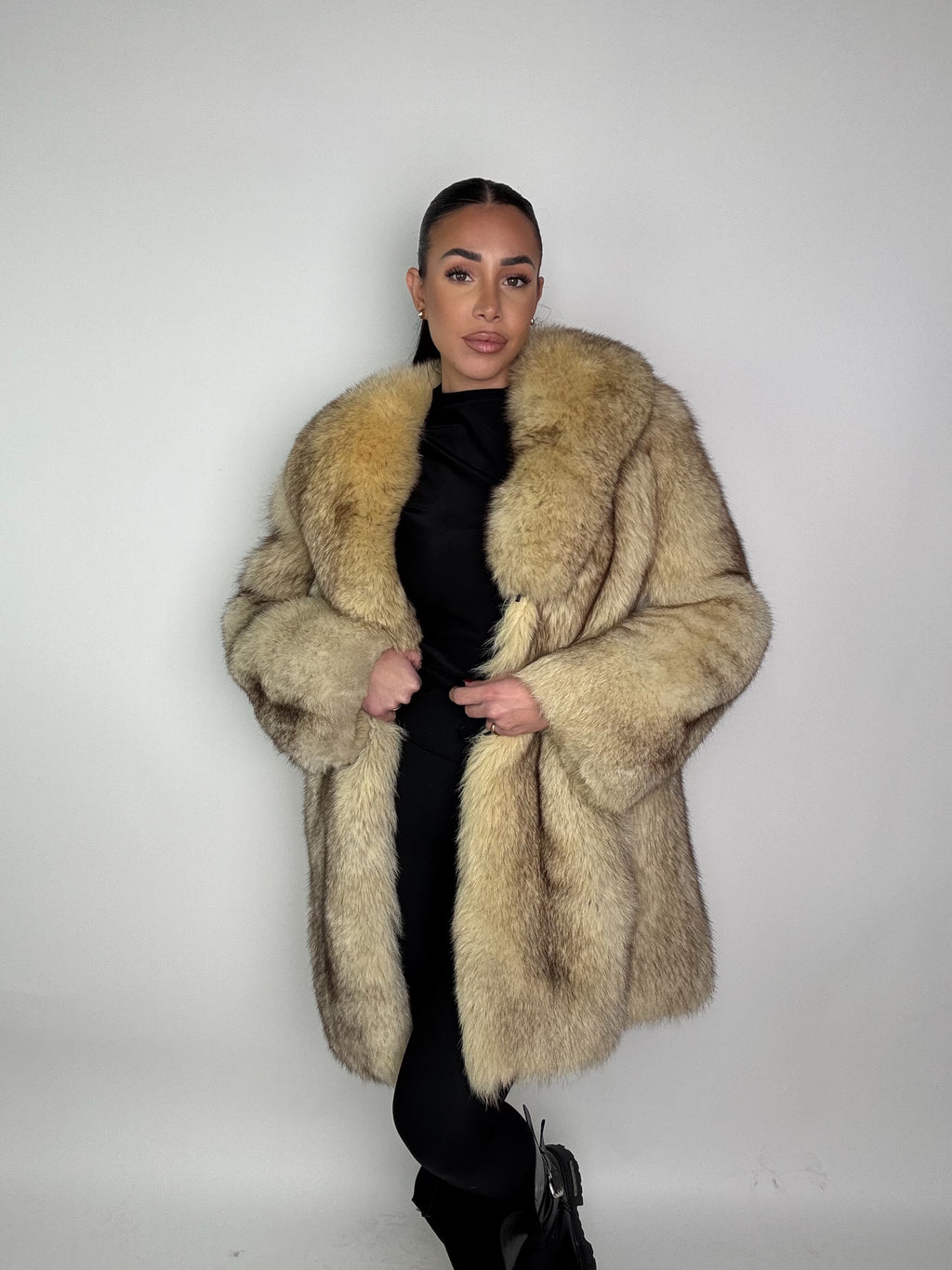 Giacca in volpe della groenlandia N76