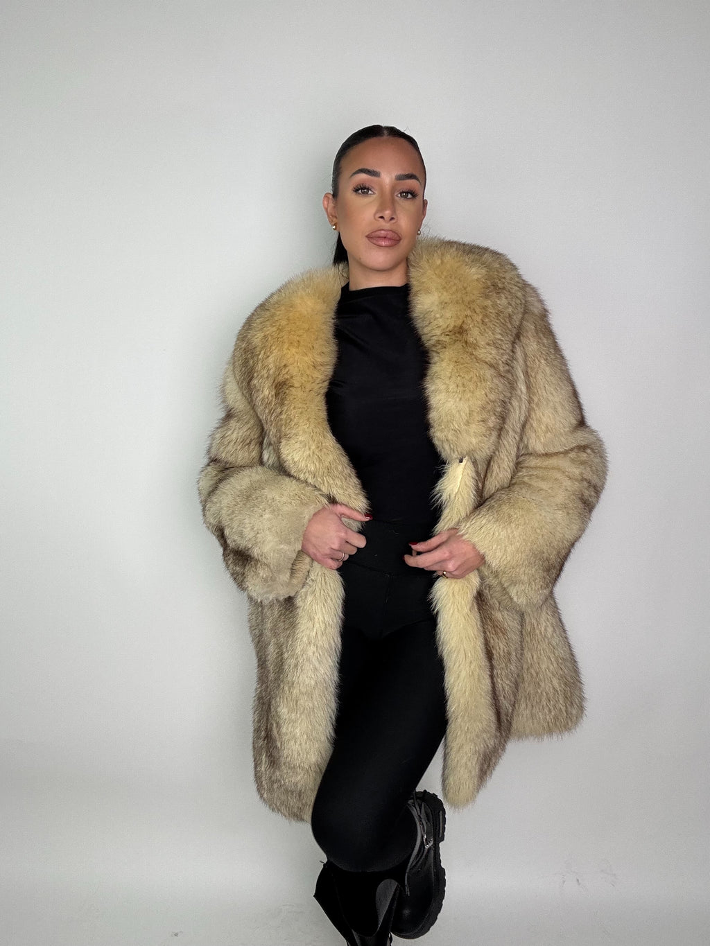 Giacca in volpe della groenlandia N76