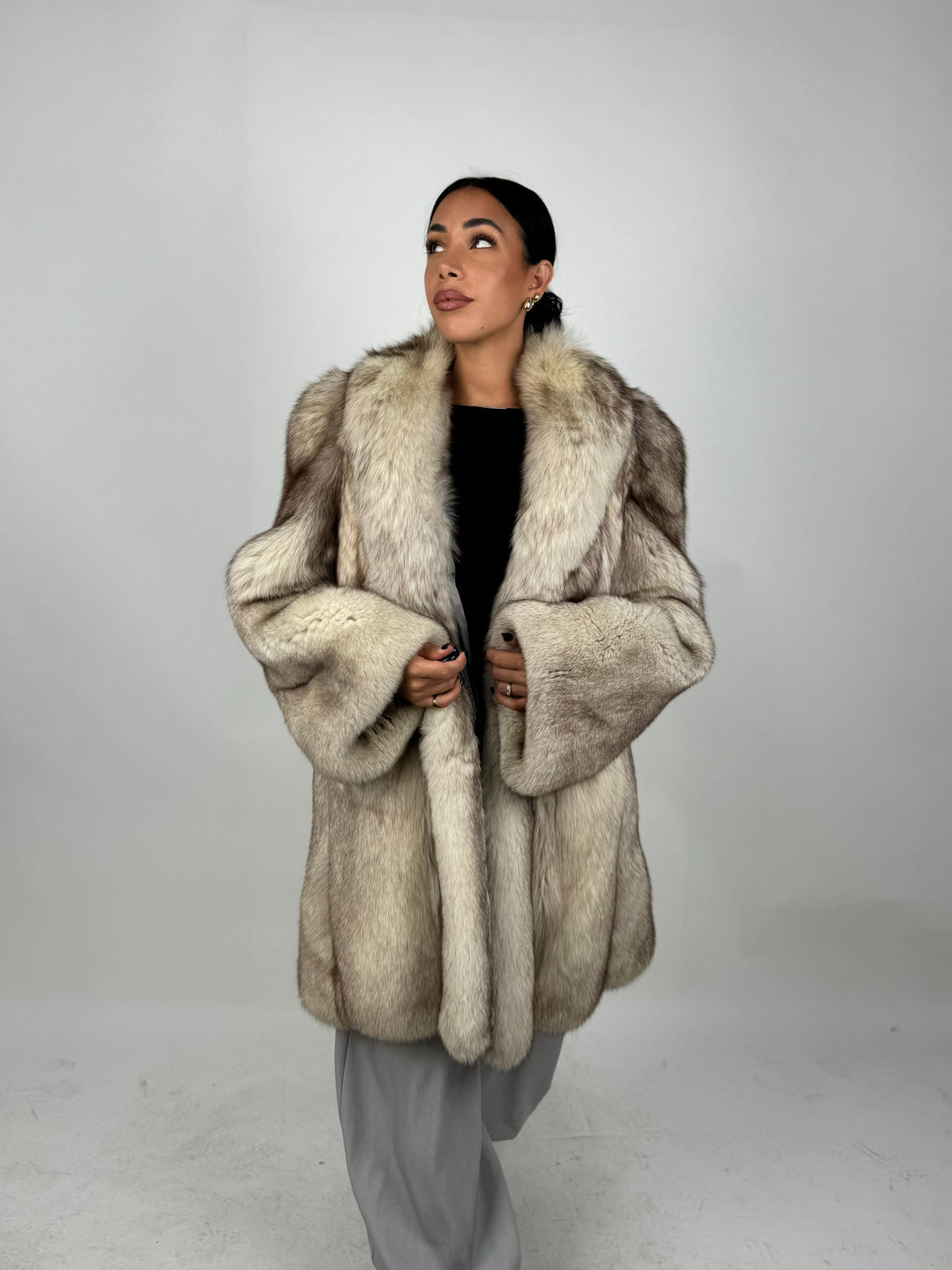 Cappotto in volpe della groenlandia N192