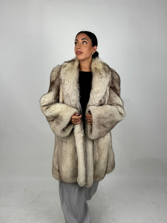 Cappotto in volpe della groenlandia N192