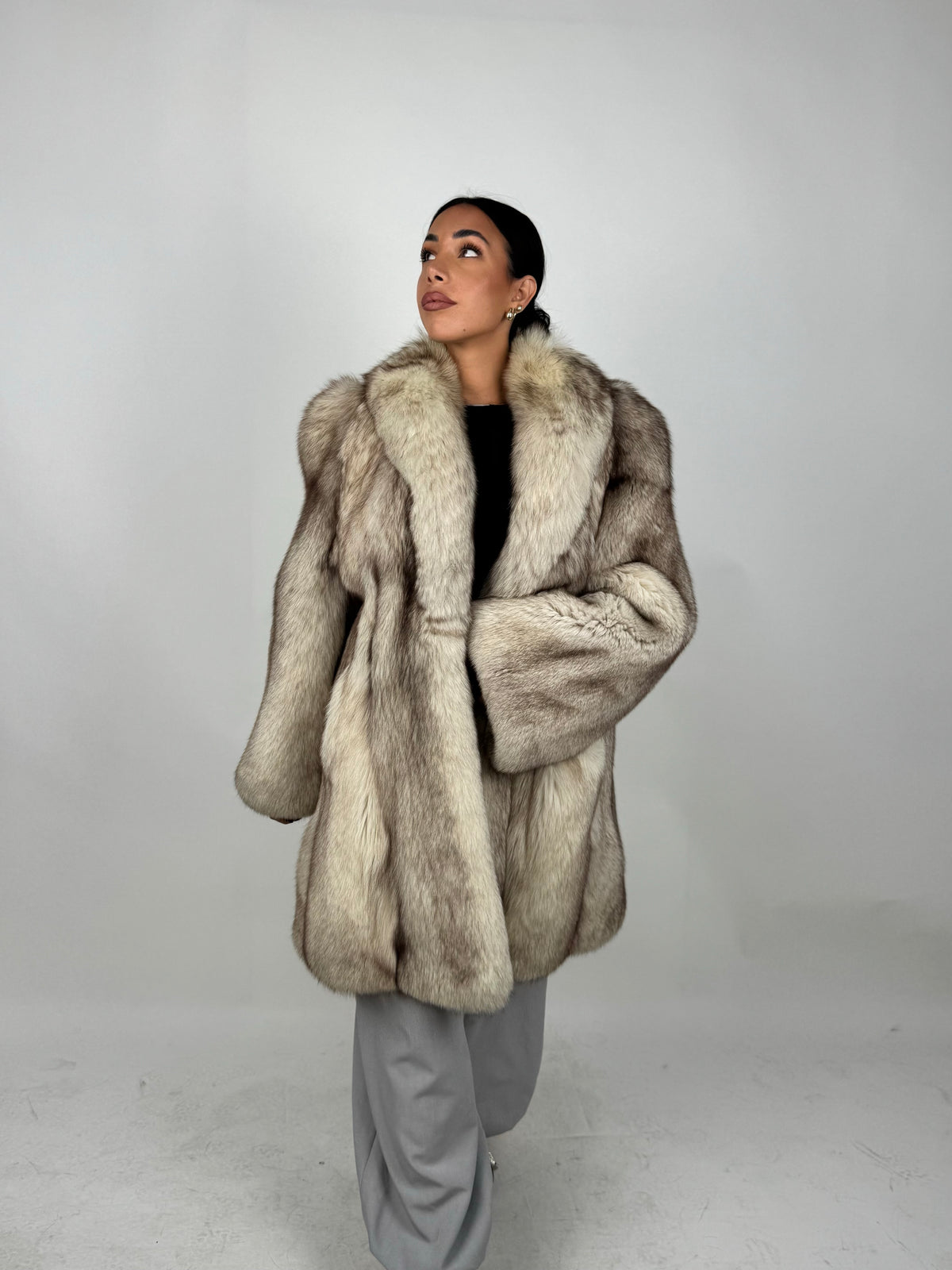 Cappotto in volpe della groenlandia N192