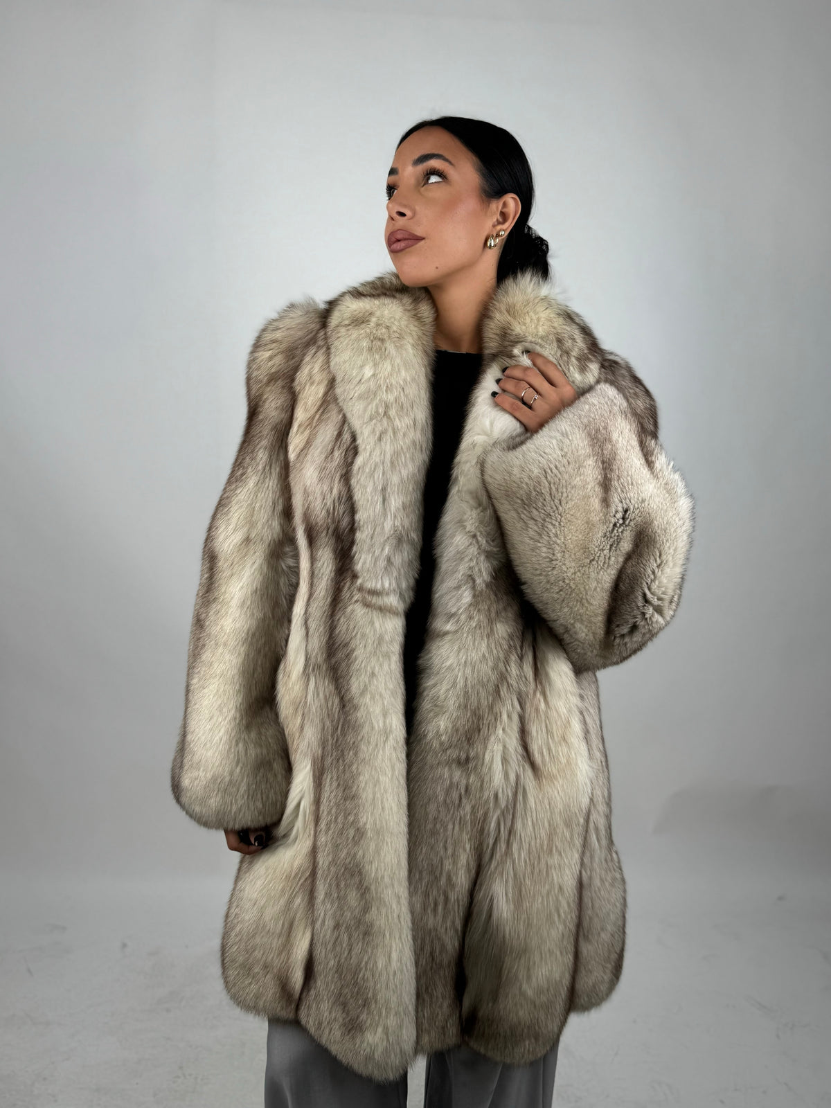 Cappotto in volpe della groenlandia N192