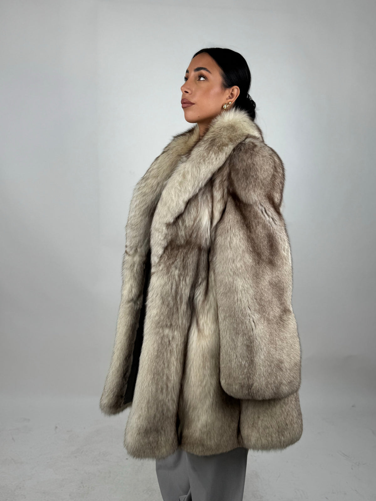 Cappotto in volpe della groenlandia N192