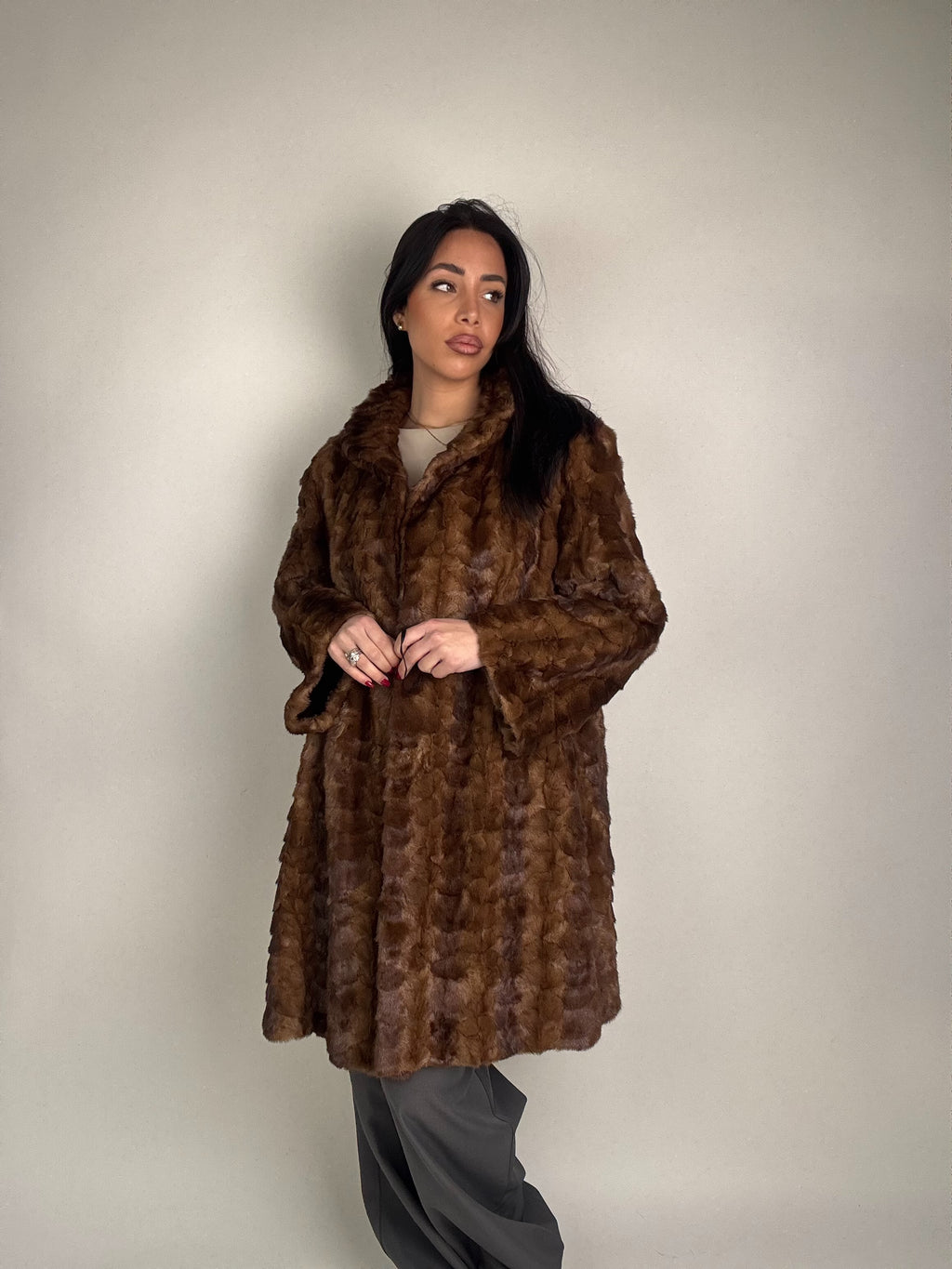 Cappotto in visone N566