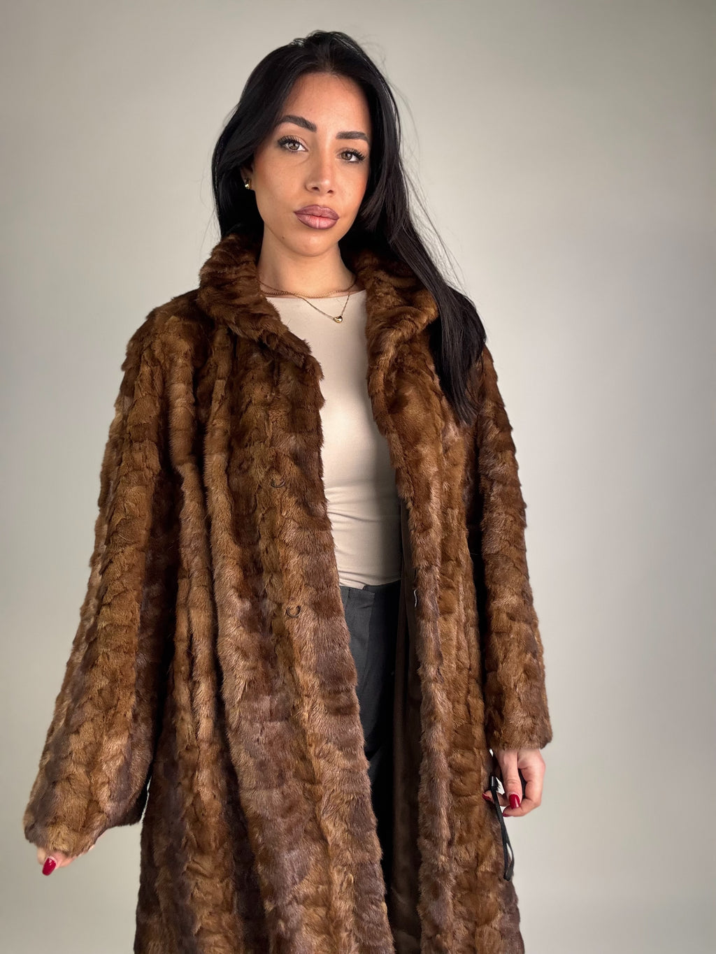 Cappotto in visone N566