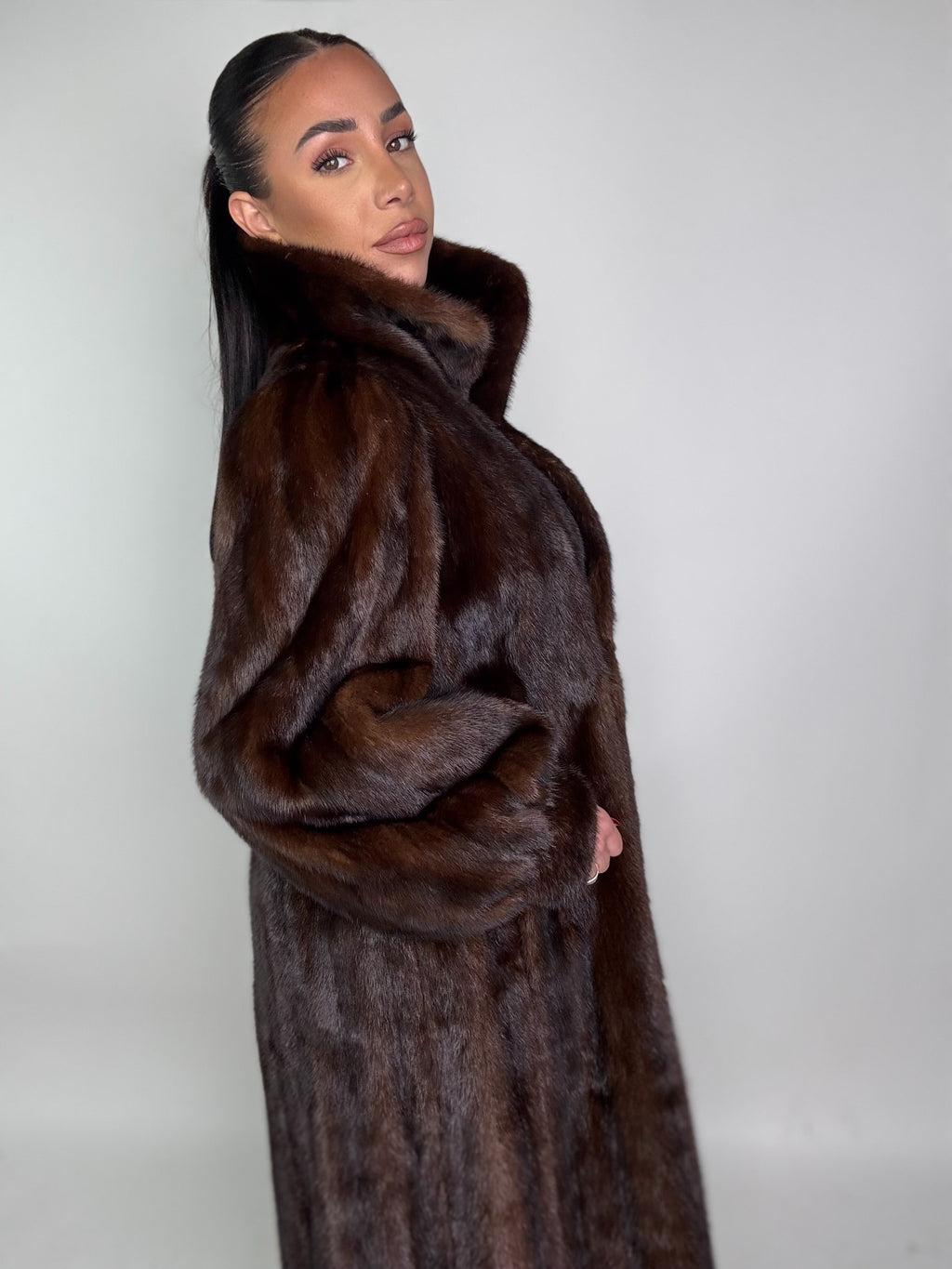 Cappotto in visone N406