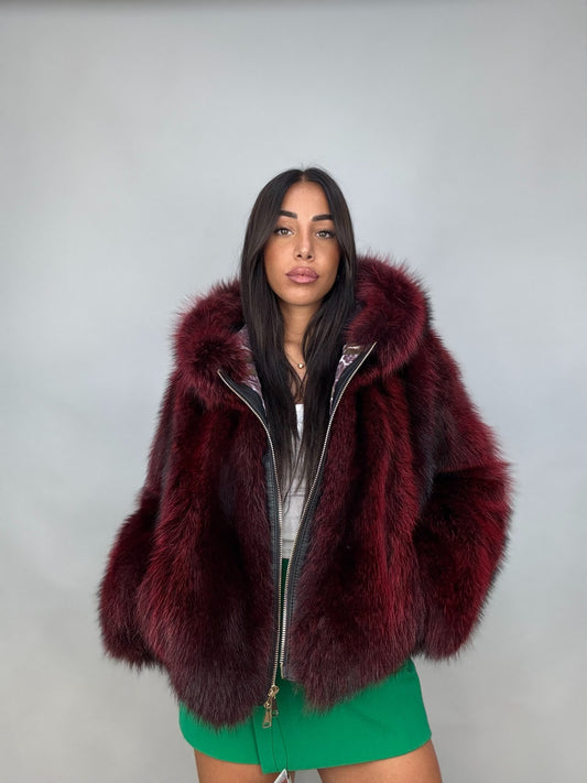 Silver fox jacket