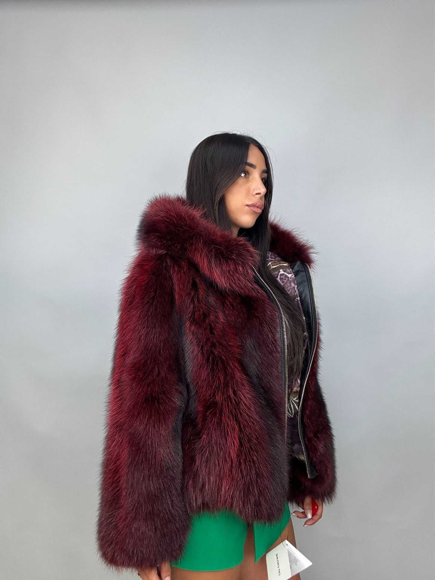 Silver fox jacket