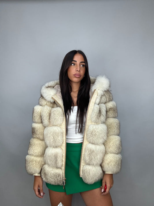 Silver fox jacket