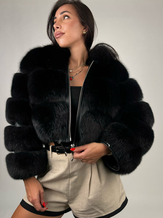 Bomber in volpe black N165