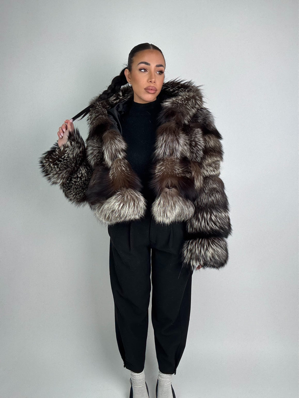 Mink Bomber Jacket