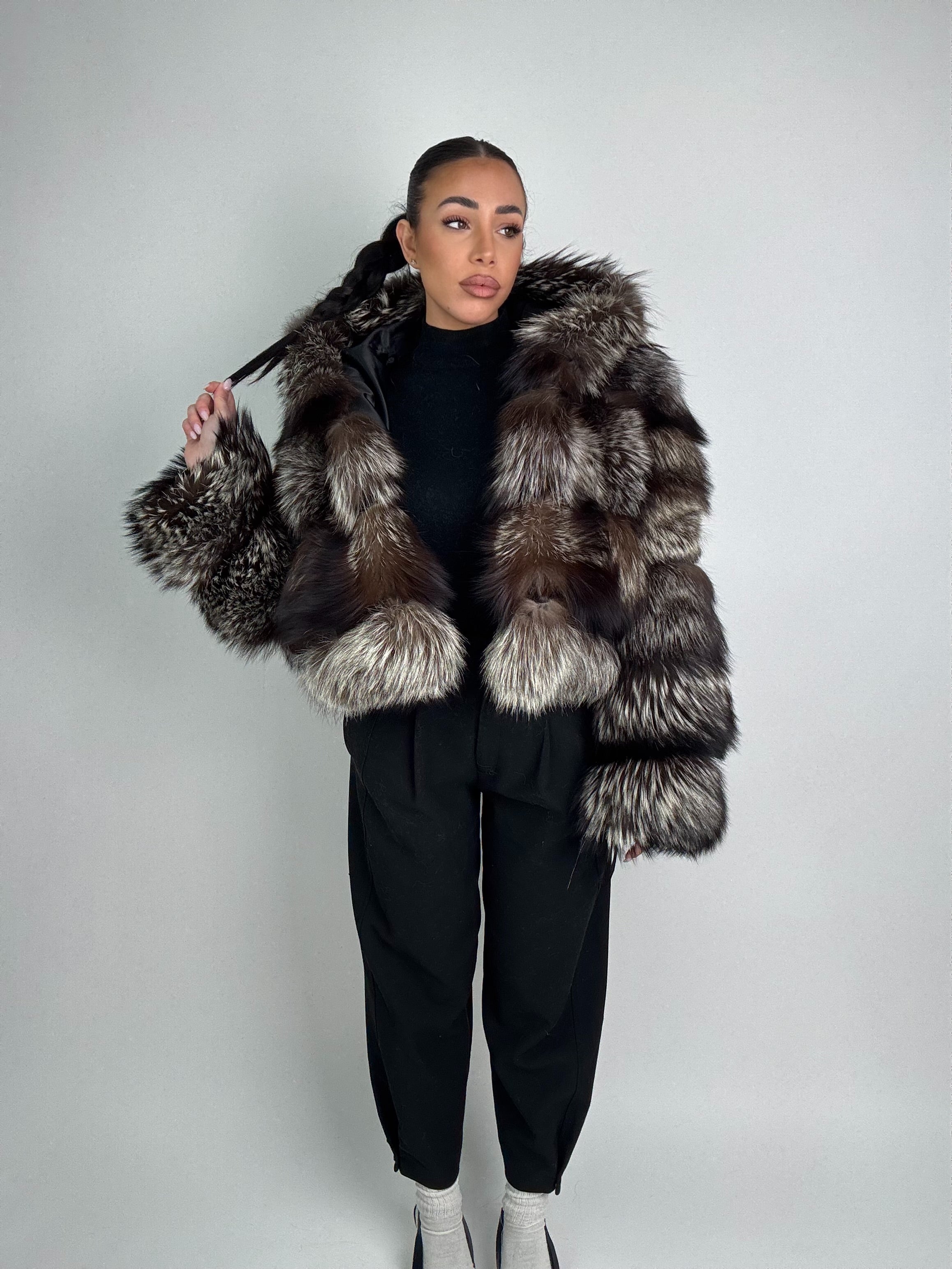 Mink Bomber Jacket