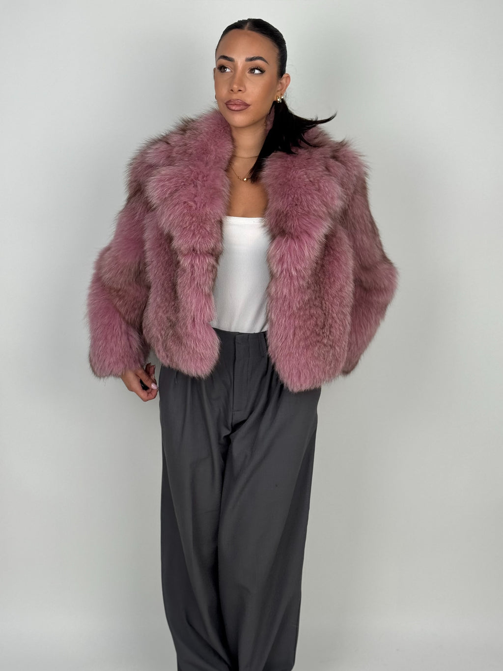 Mink Bomber Jacket