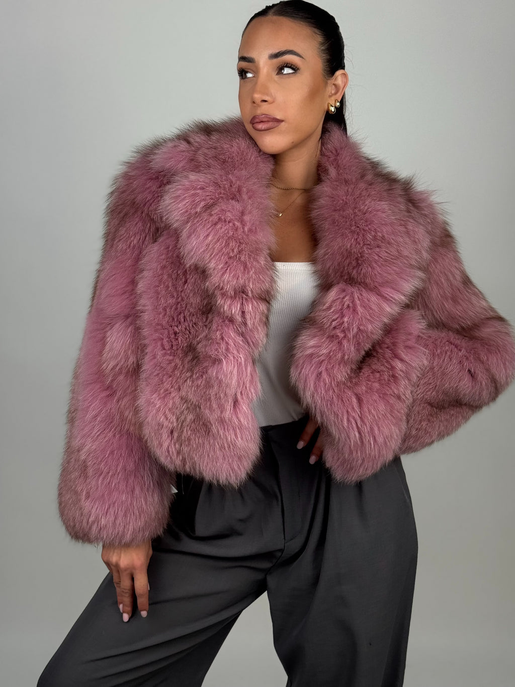 Mink Bomber Jacket