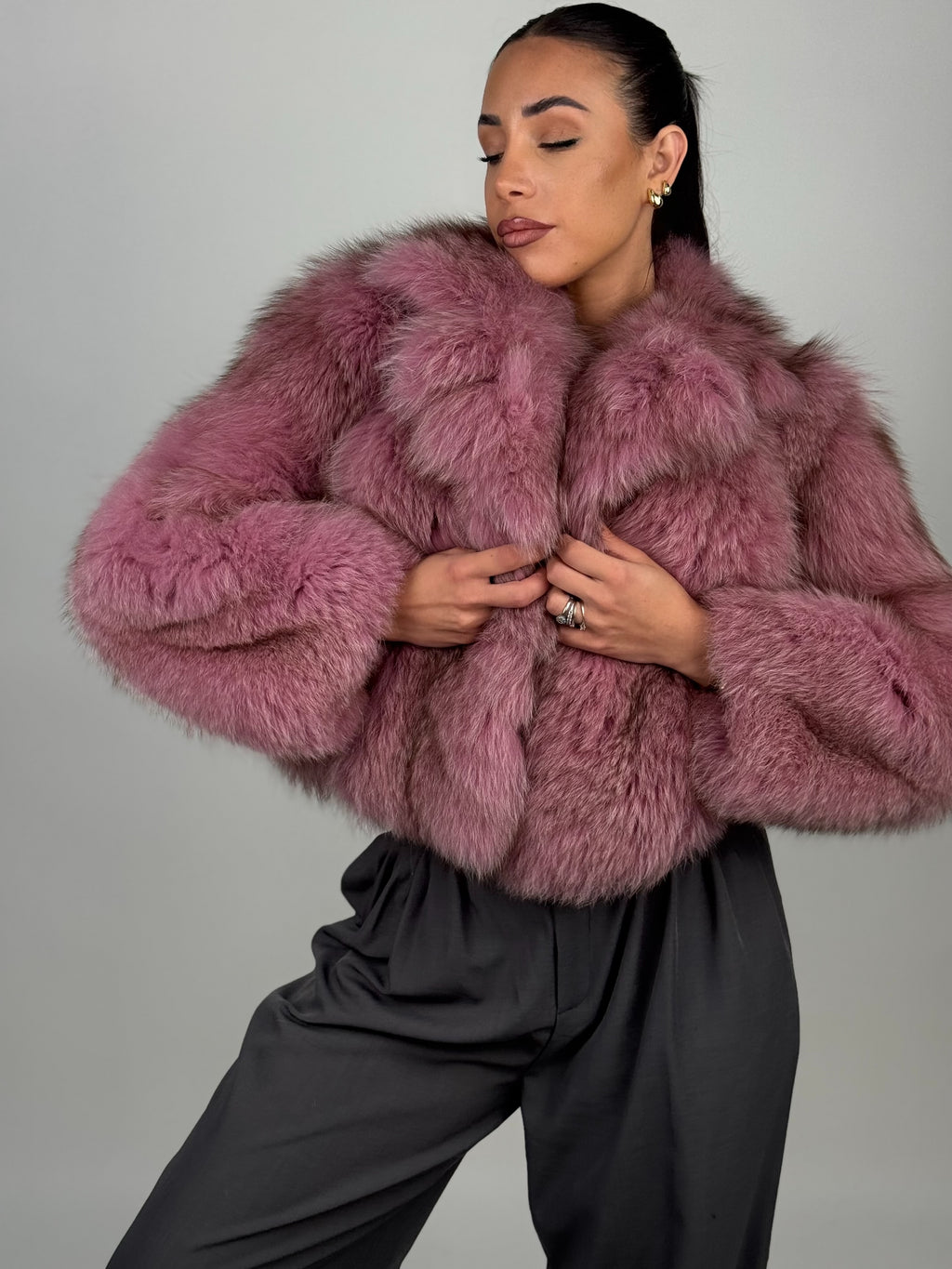 Mink Bomber Jacket