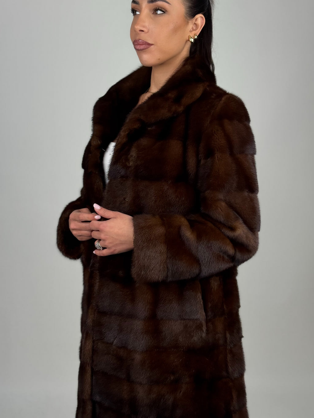 Cappotto in visone N646