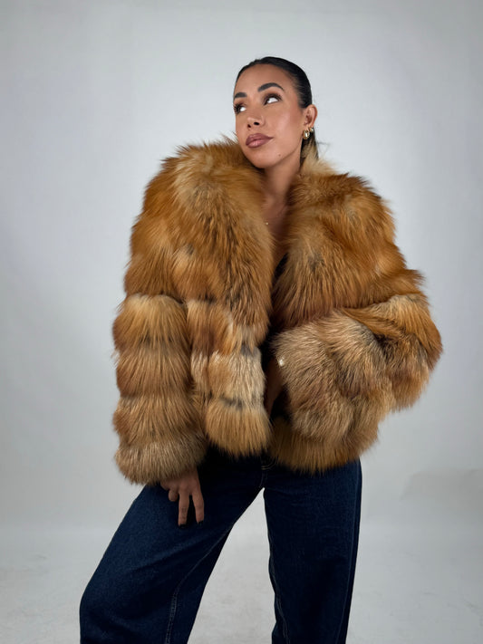 Mink Bomber Jacket