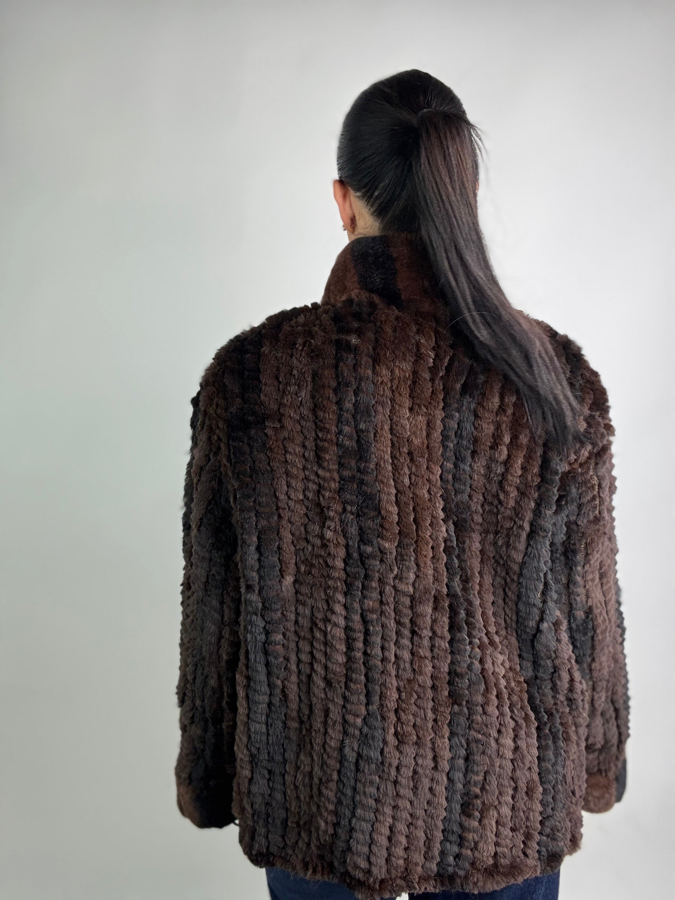 Tricot in rex cincillà