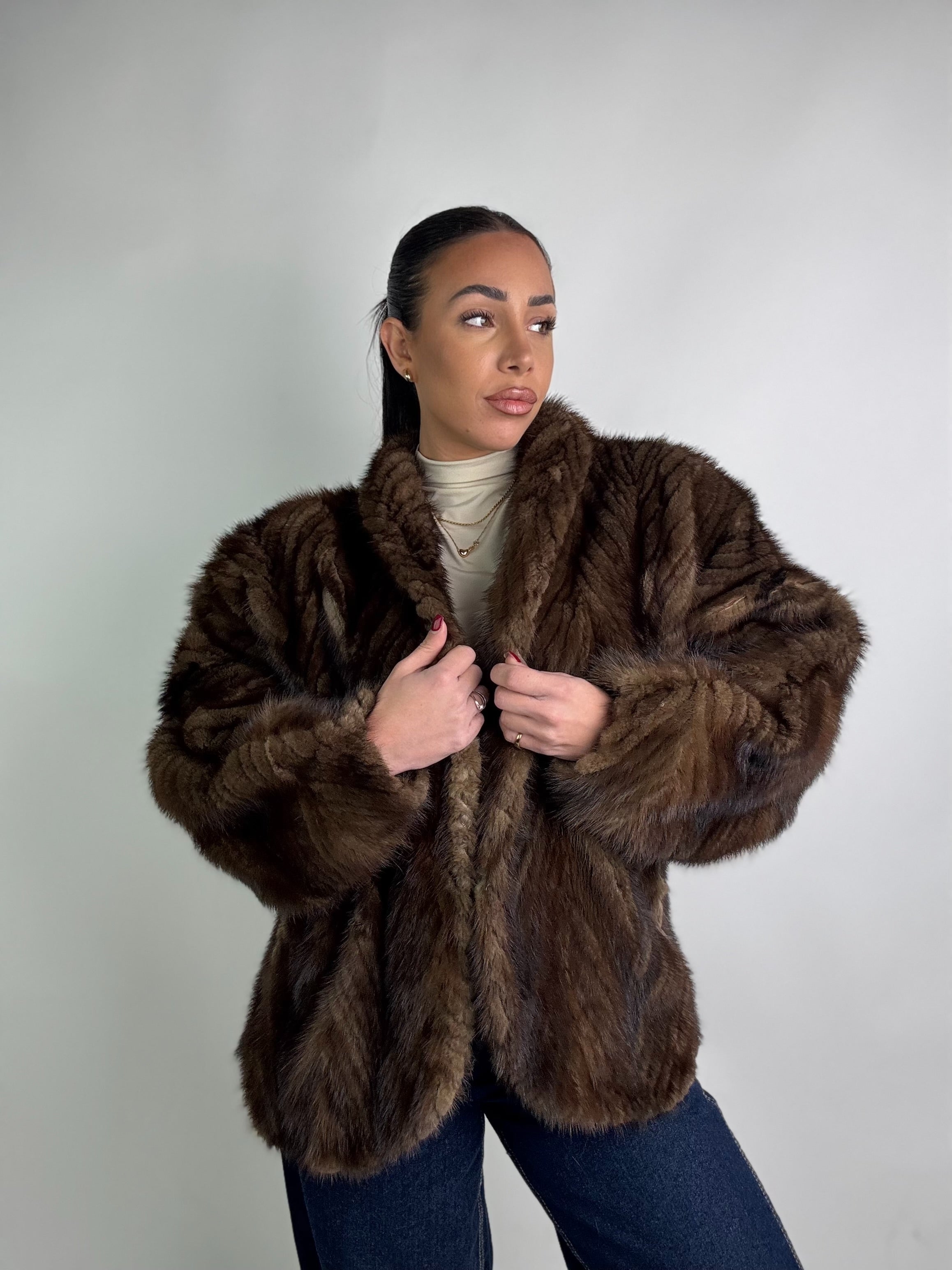 Giacca in visone N268