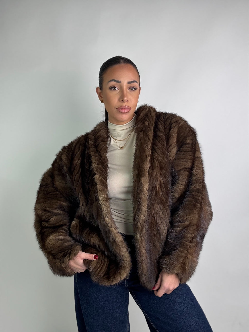 Giacca in visone N268