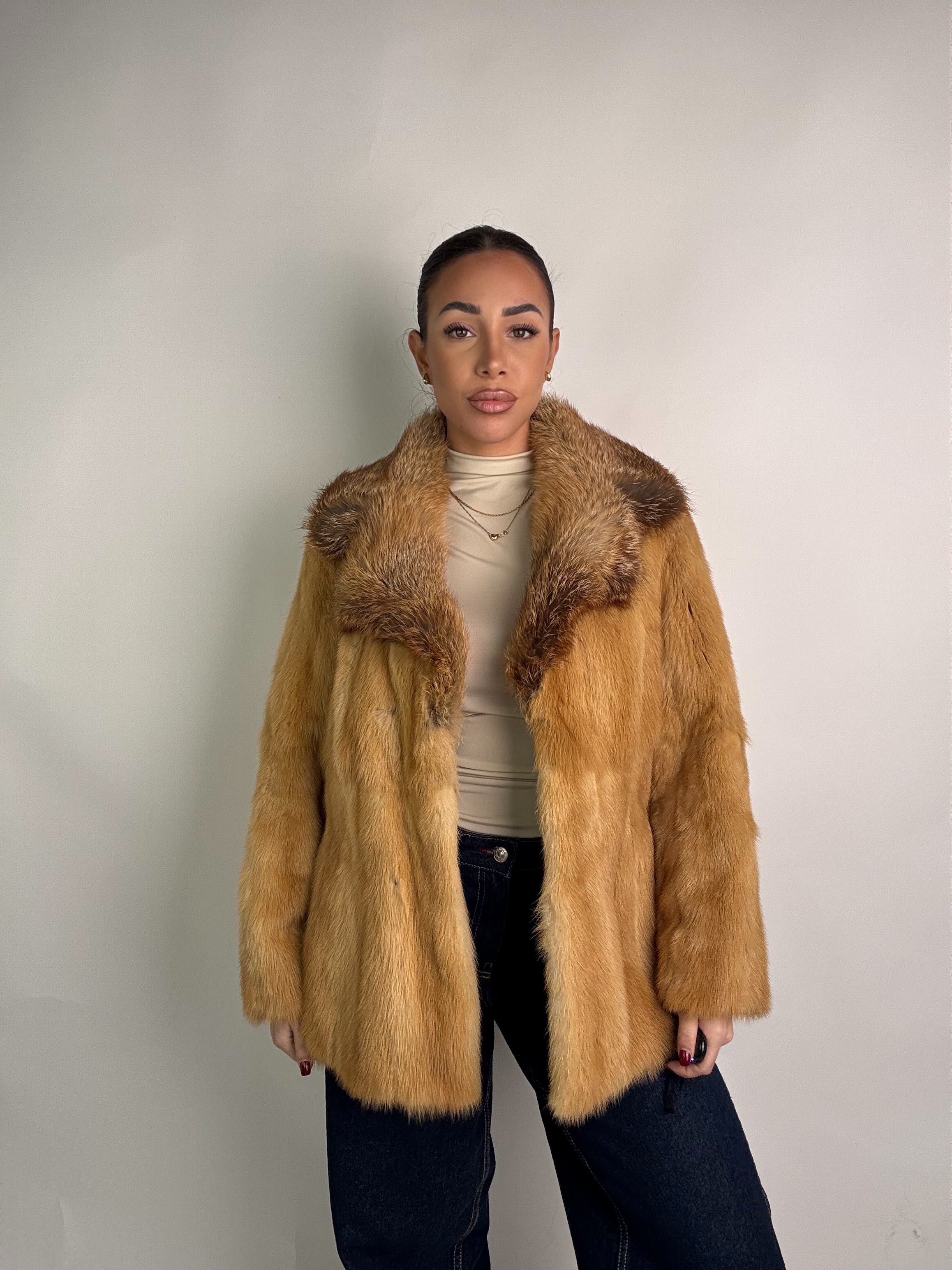 Giacca in visone e volpe N269