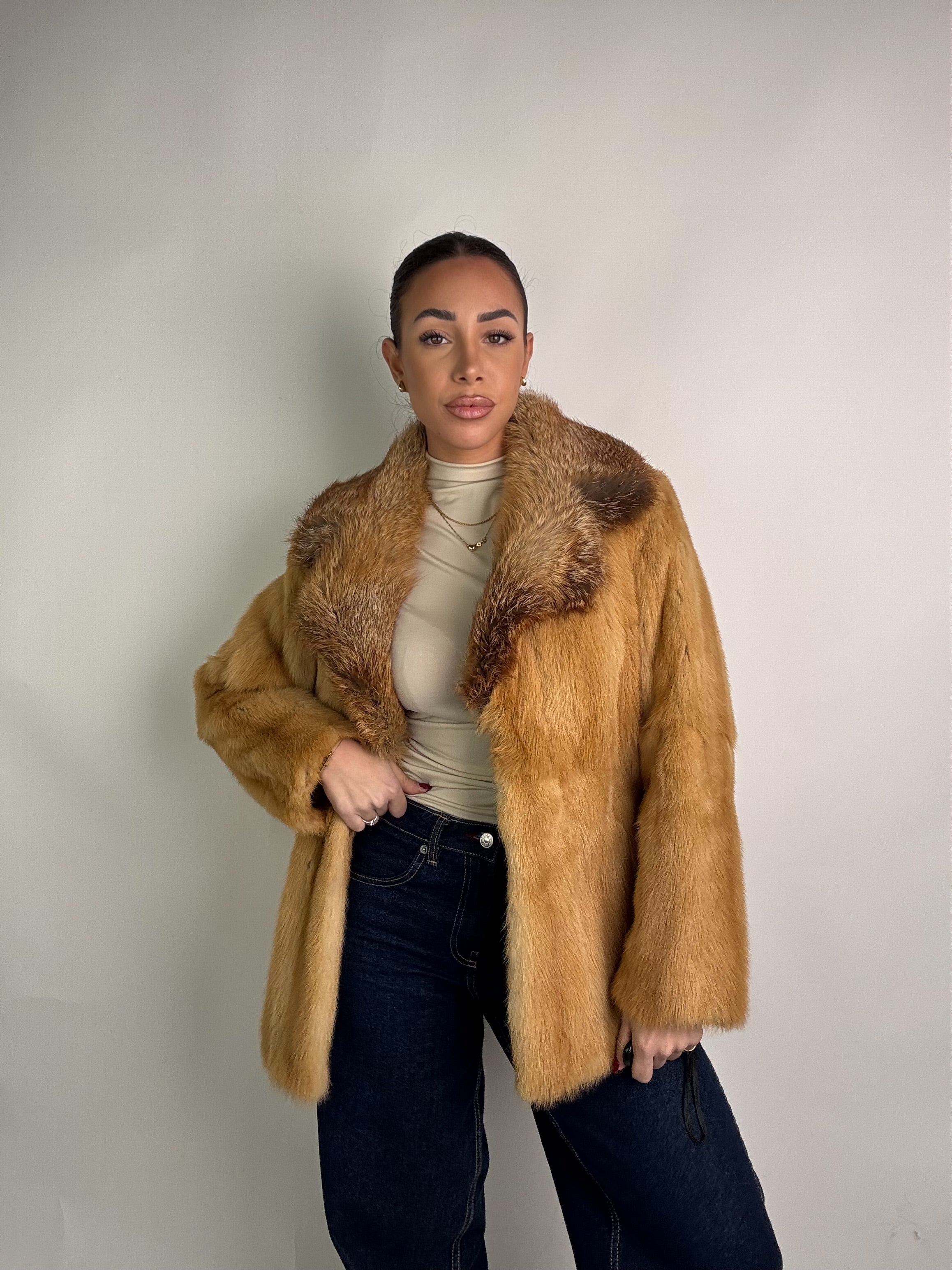 Giacca in visone e volpe N269